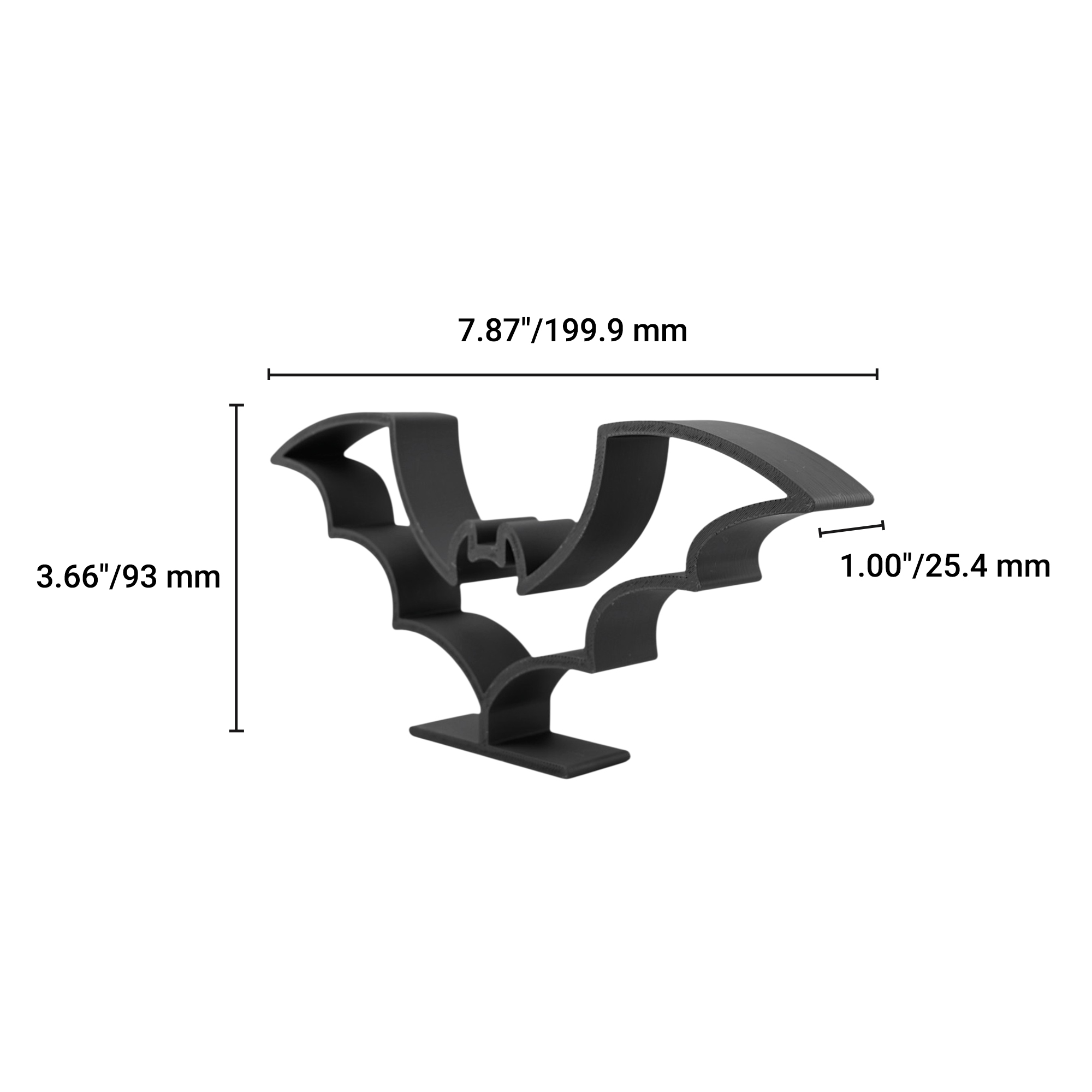 Bat [BLACK] — dimension