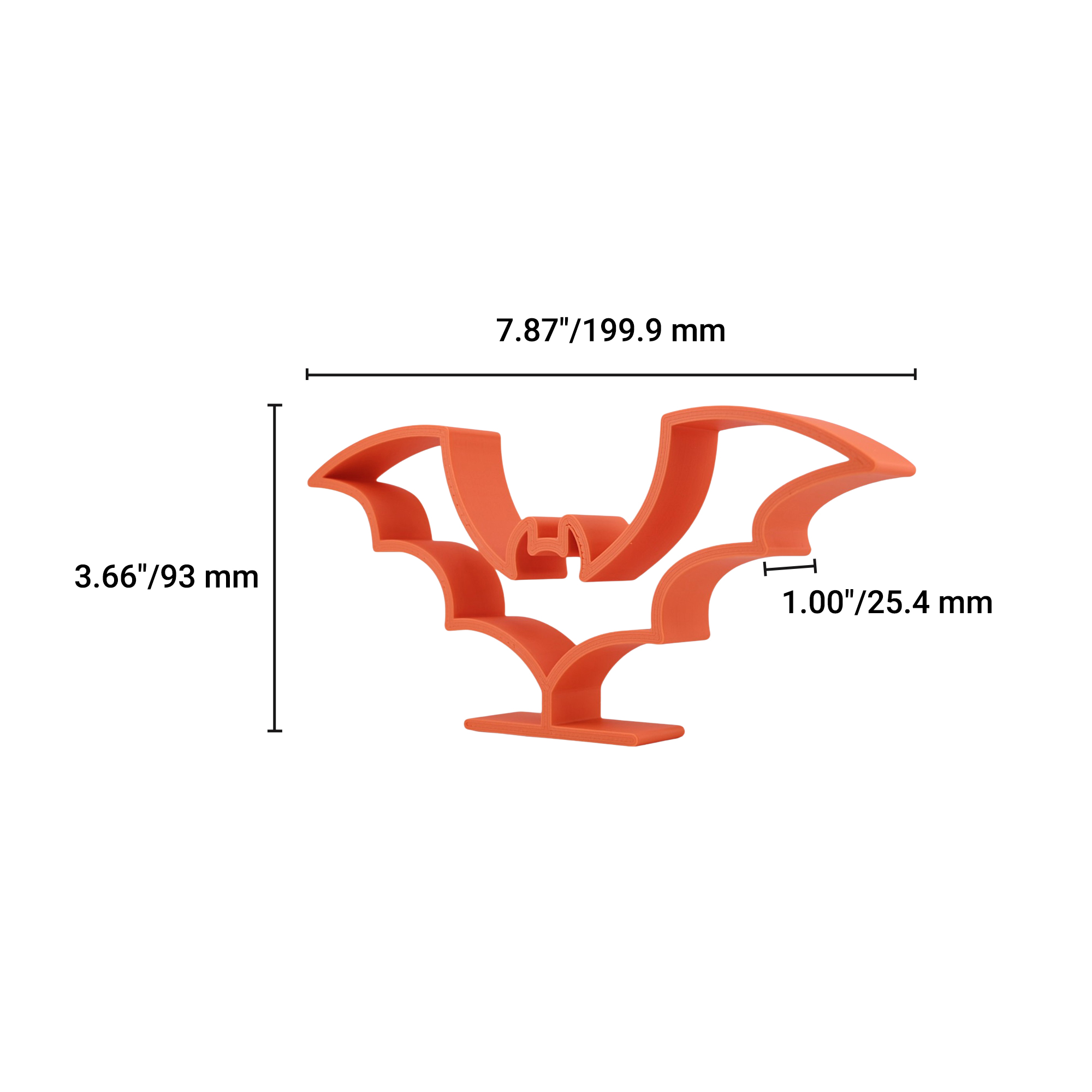 Bat [ORANGE] — dimension