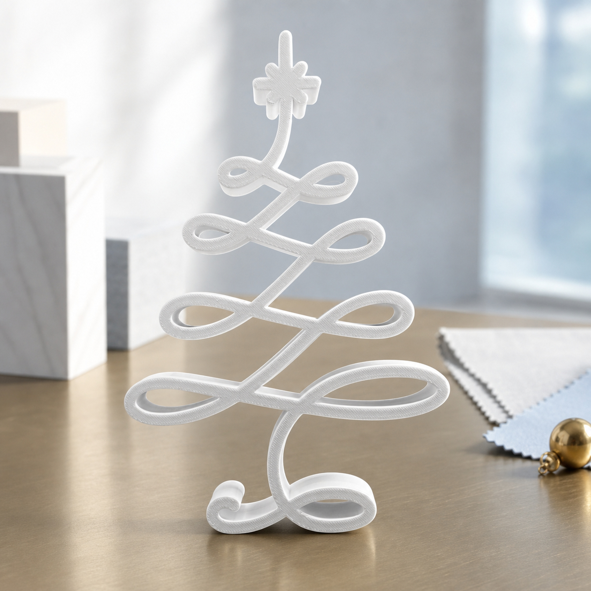 Modern Christmas Tree [WHITE] — lifestyle