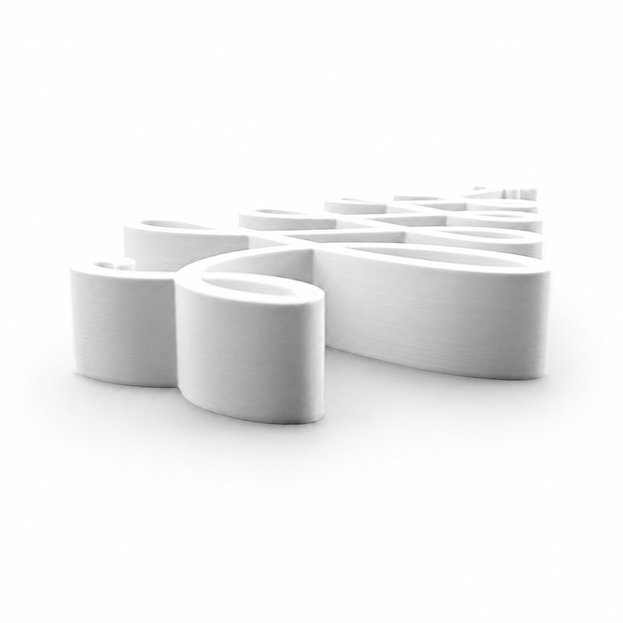 Modern Christmas Tree [WHITE] — flat