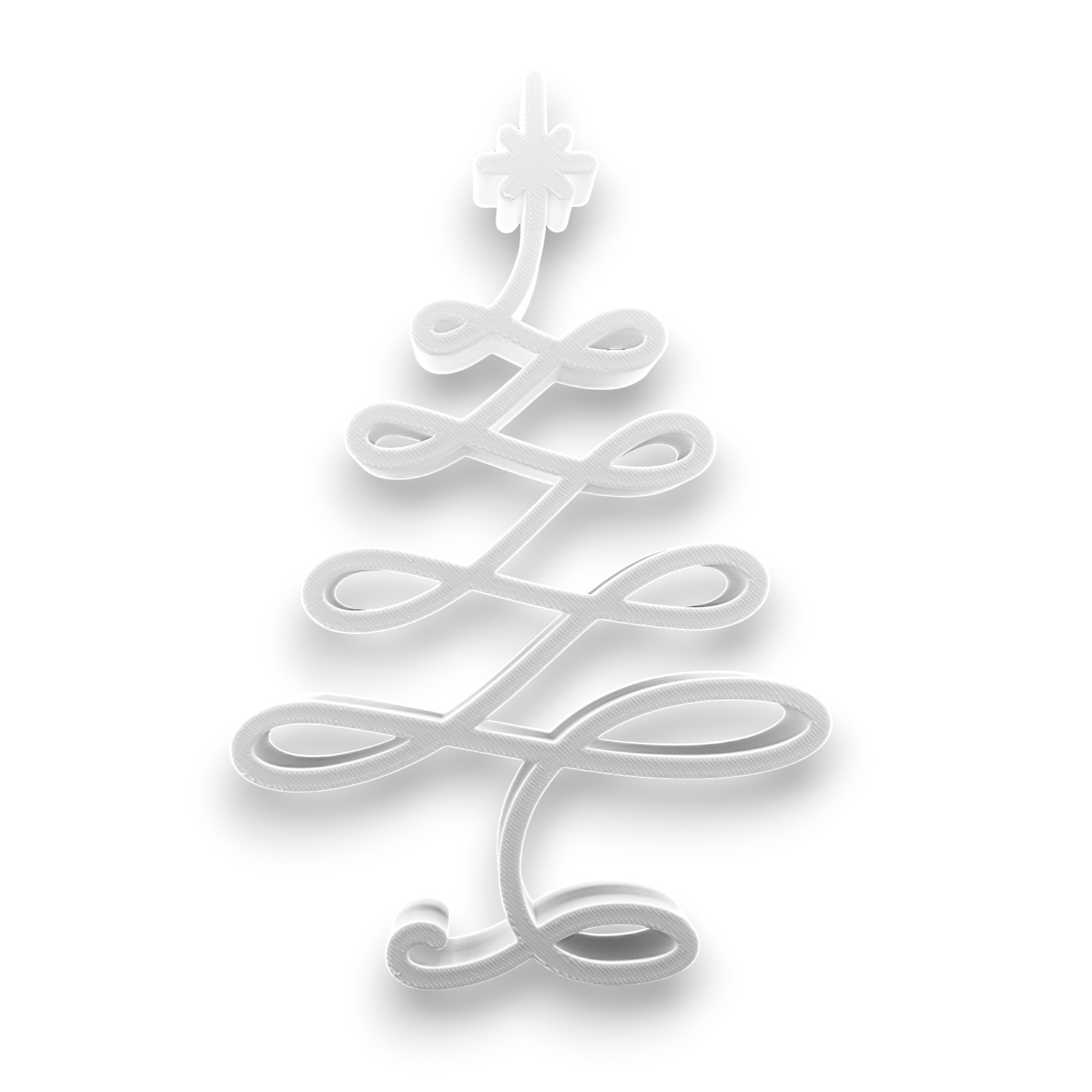 Modern Christmas Tree [WHITE] — front