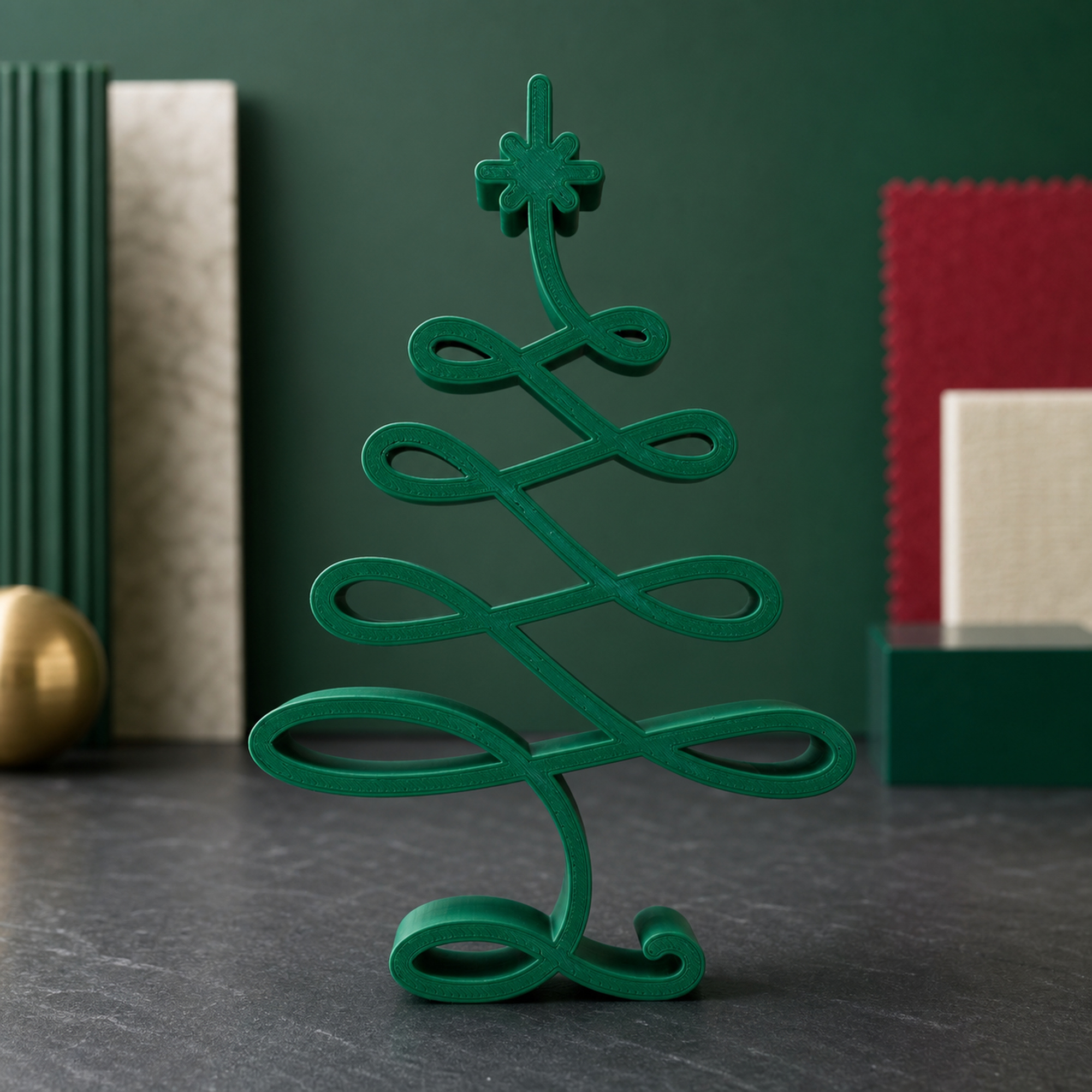 Modern Christmas Tree [GREEN] — lifestyle