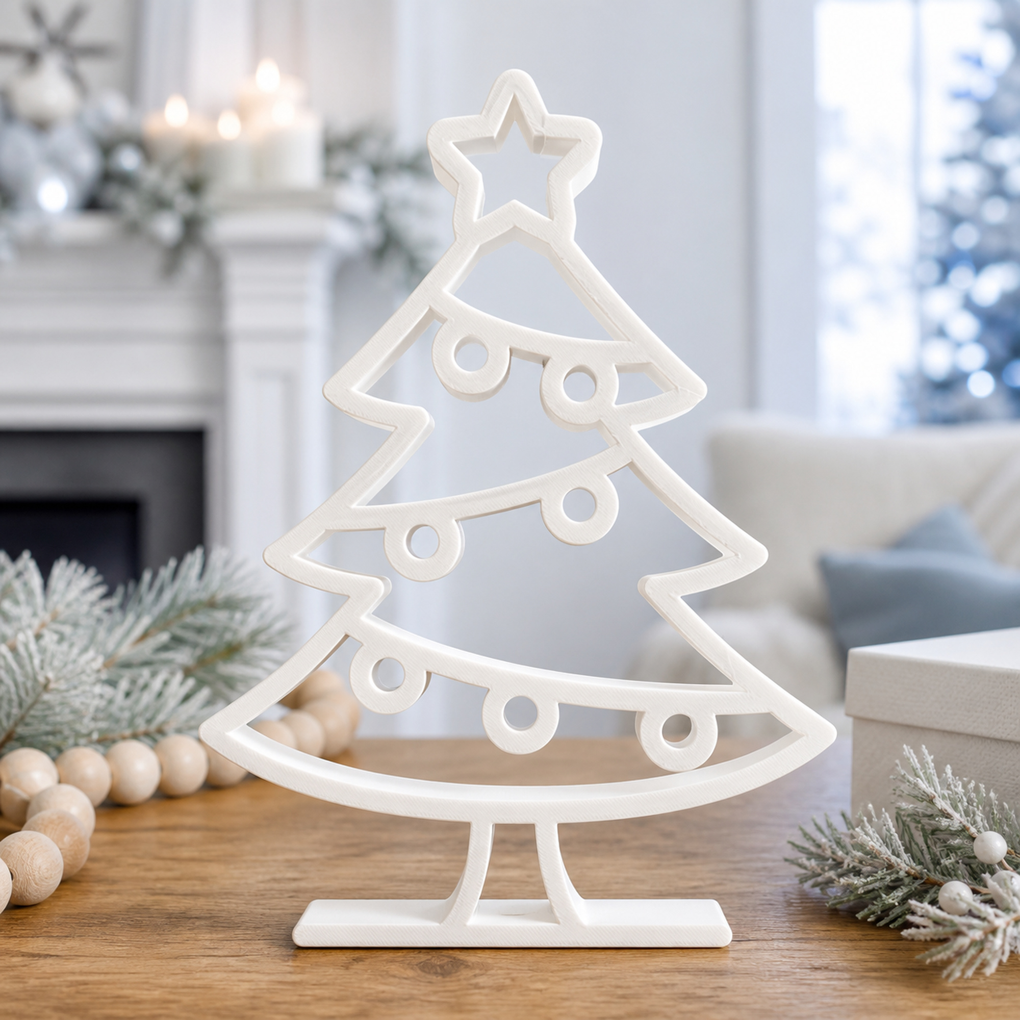 Classic Christmas Tree [WHITE] — lifestyle