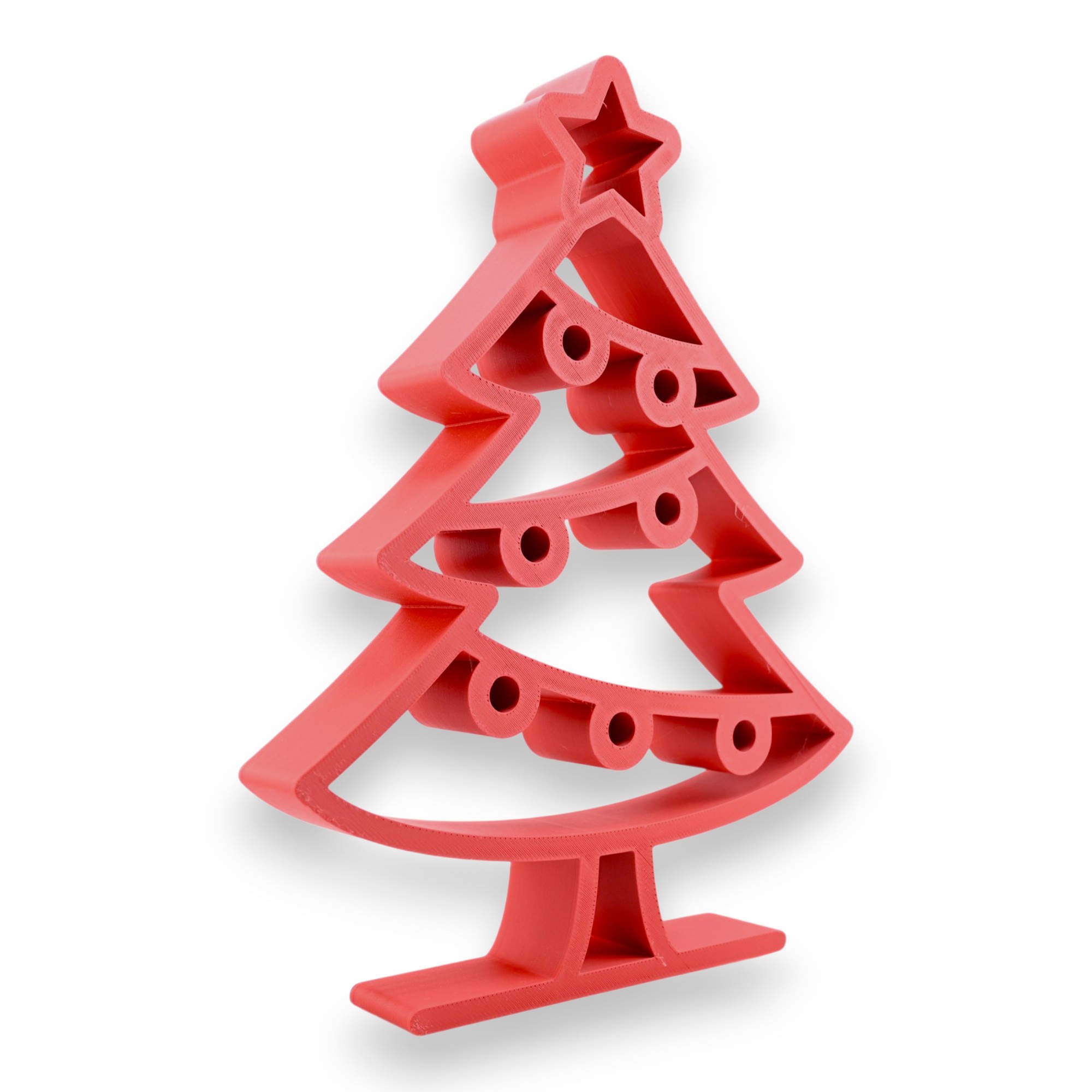 Classic Christmas Tree [RED] — three quarter