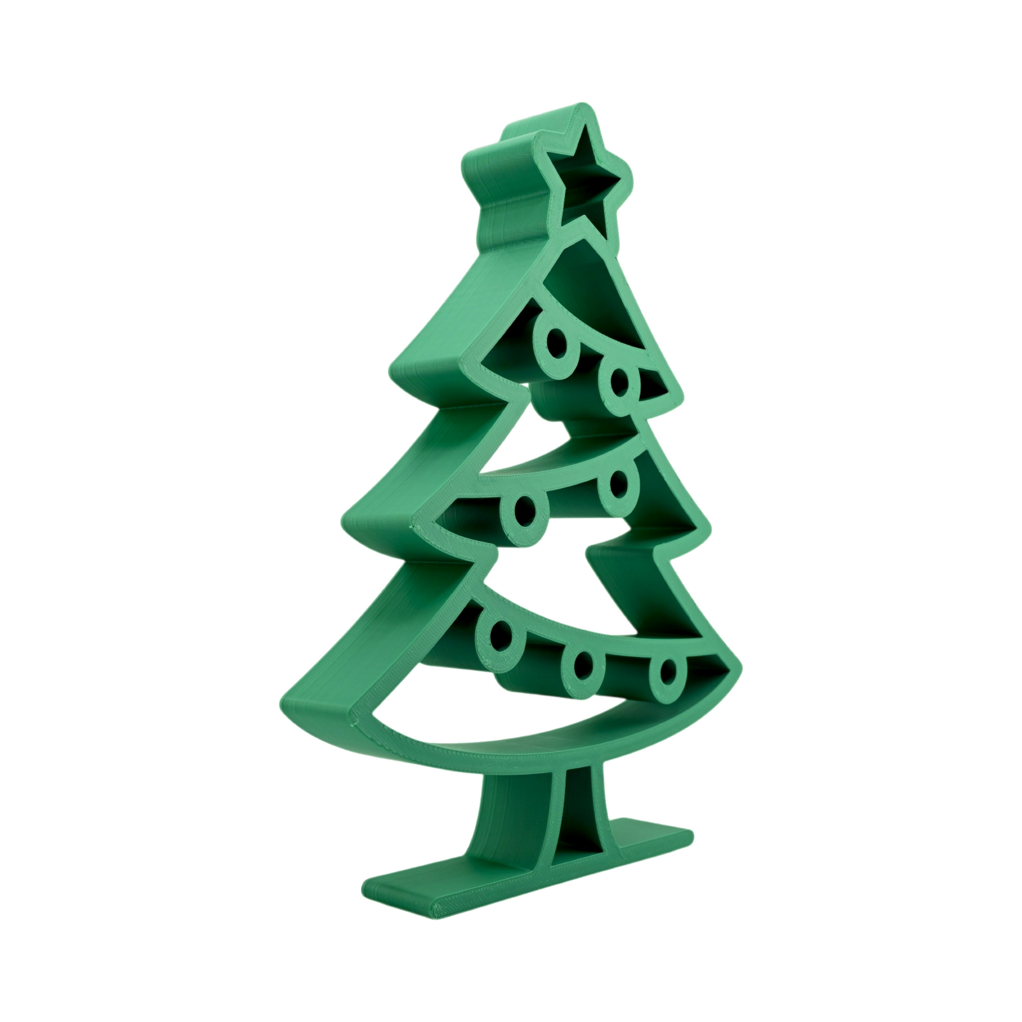 Classic Christmas Tree [GREEN] — three quarter