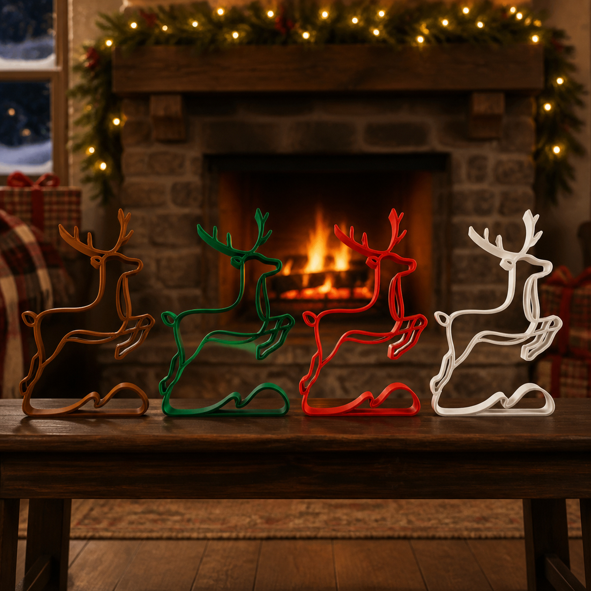 Abstract Reindeer [BROWN] — extra 8