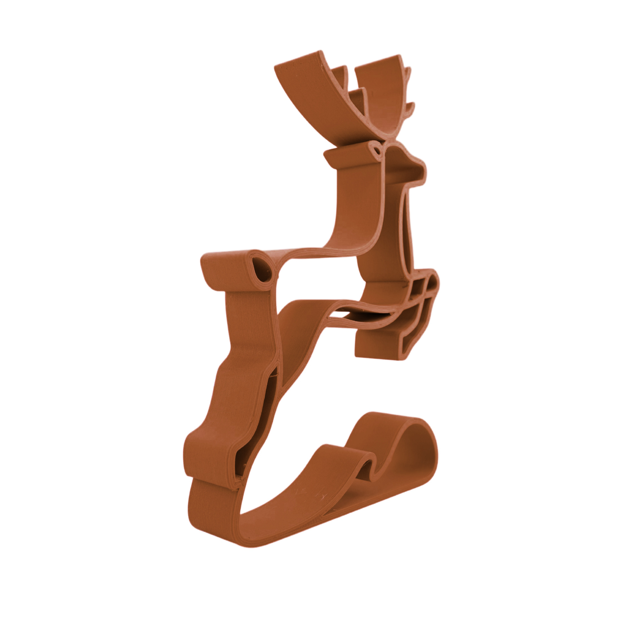 Abstract Reindeer [BROWN] — three quarter