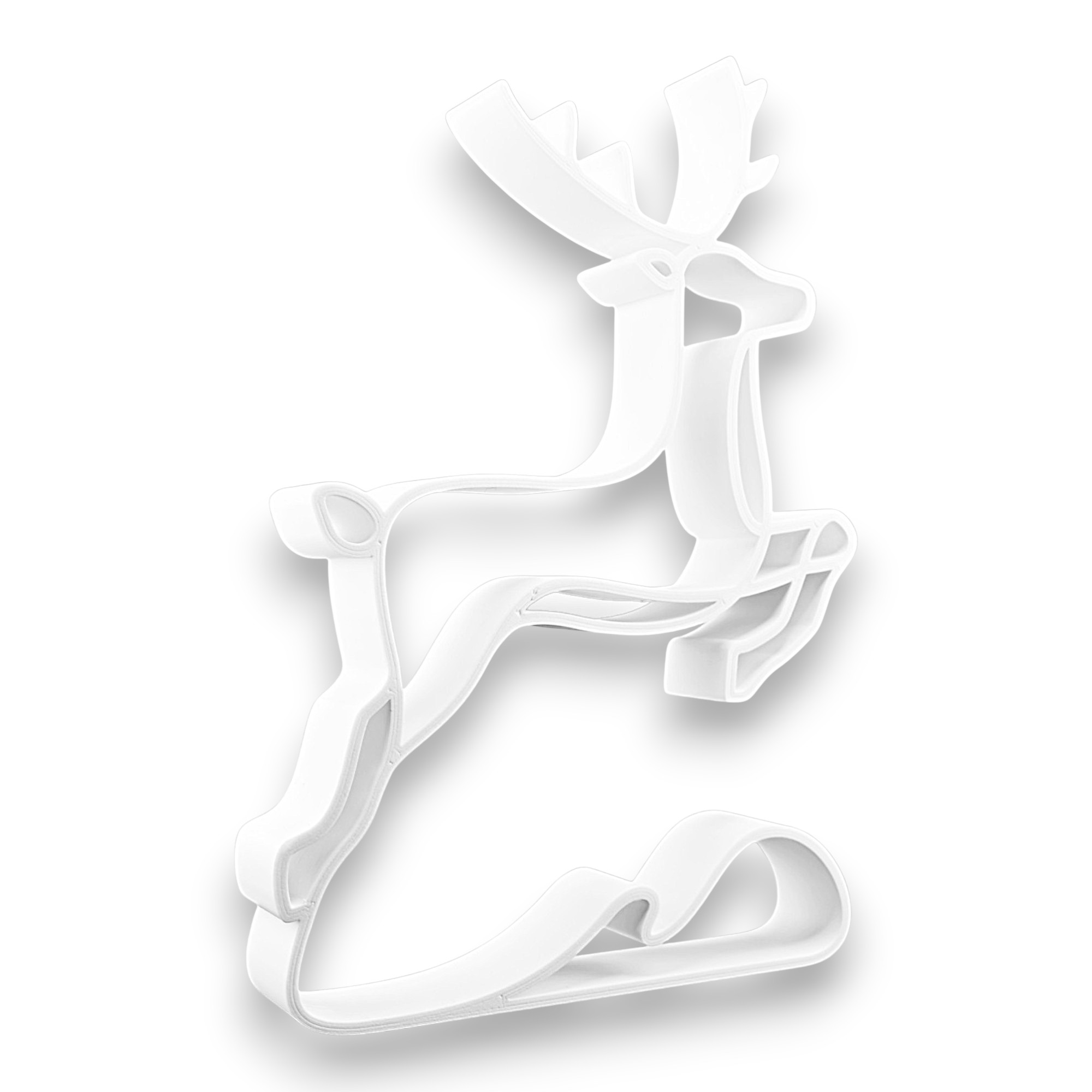 Abstract Reindeer [WHITE] — three quarter