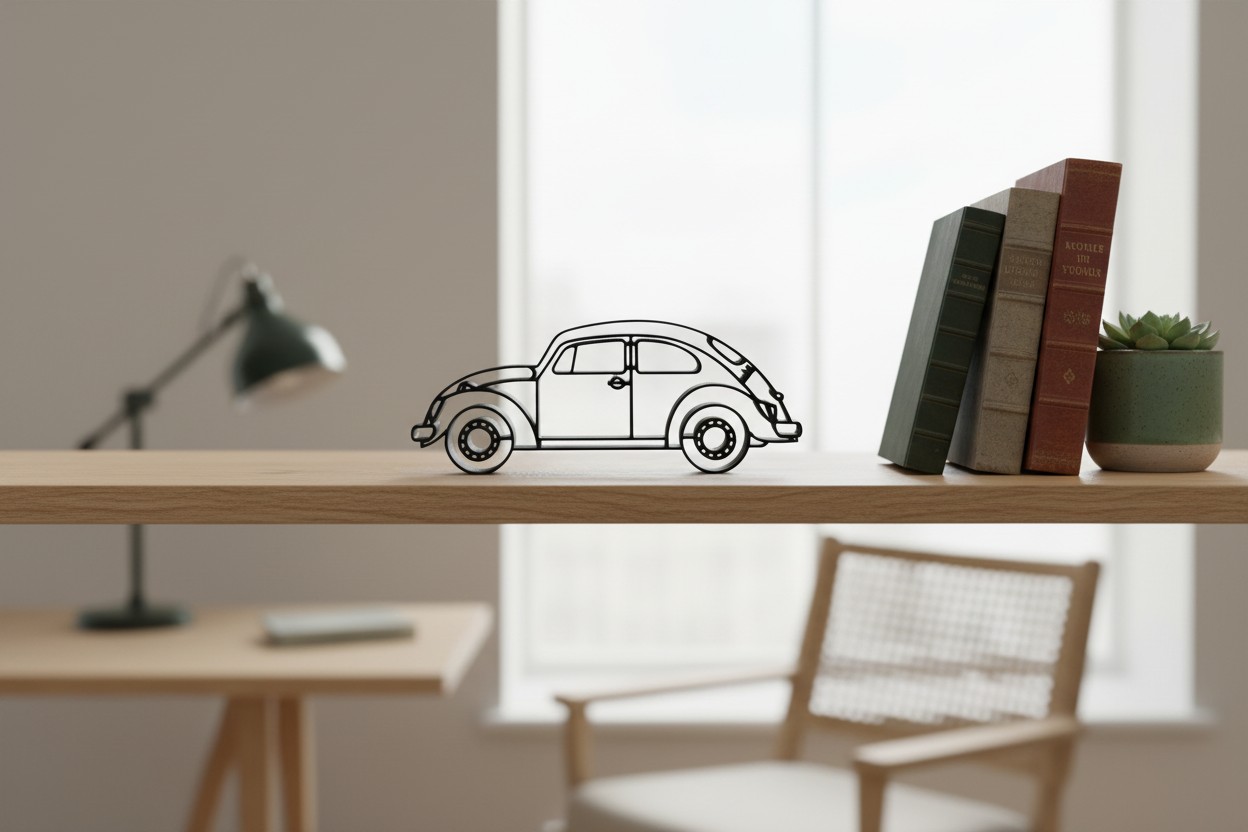 Volkswagen Beetle Side View — extra 1