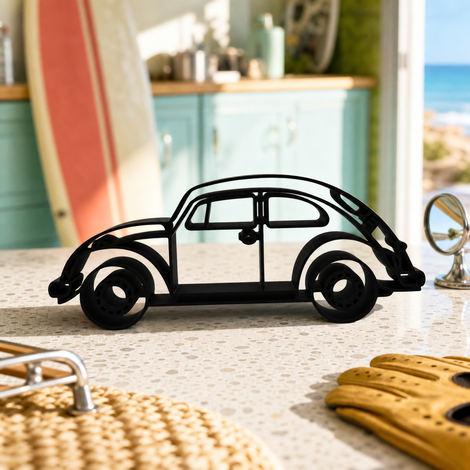 Volkswagen Beetle Side View — lifestyle