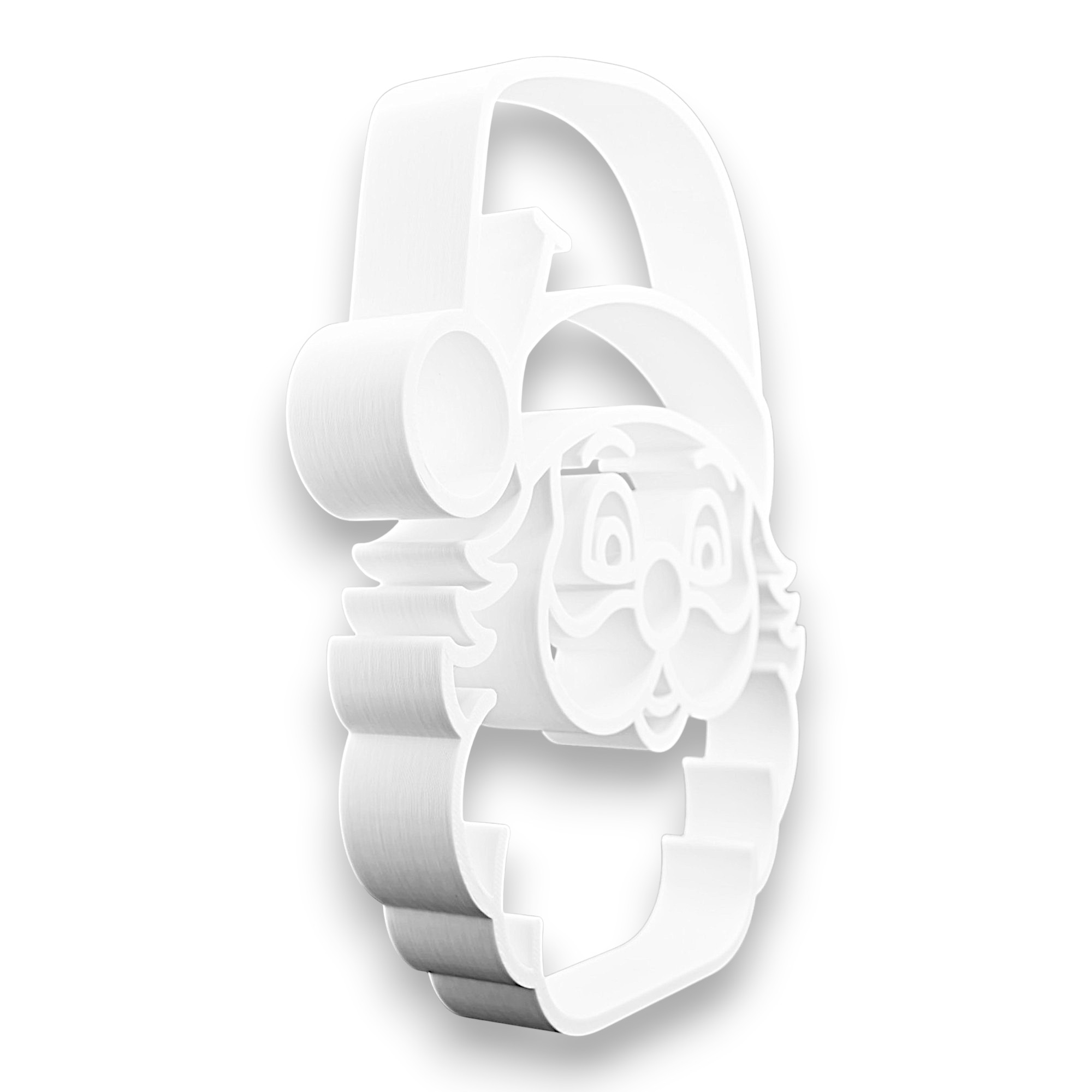 Jolly Santa Face [WHITE] — three quarter
