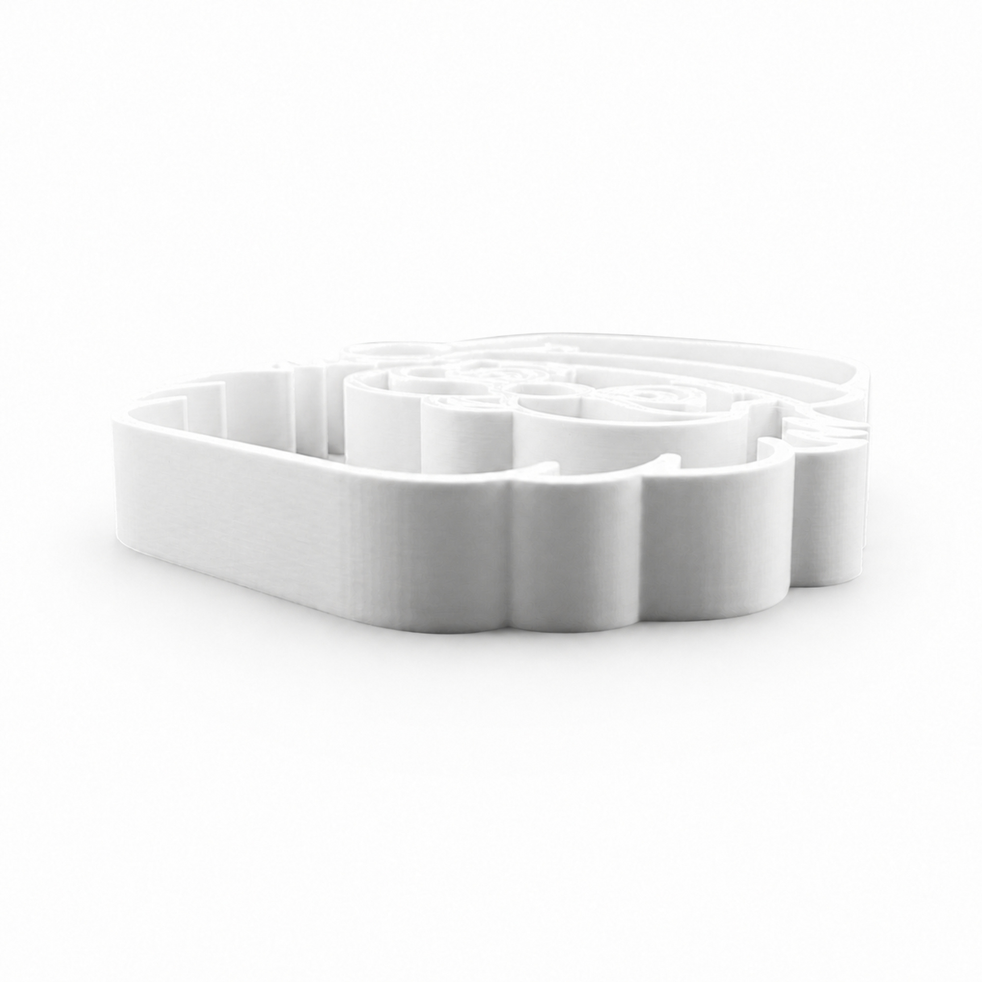 Jolly Santa Face [WHITE] — flat