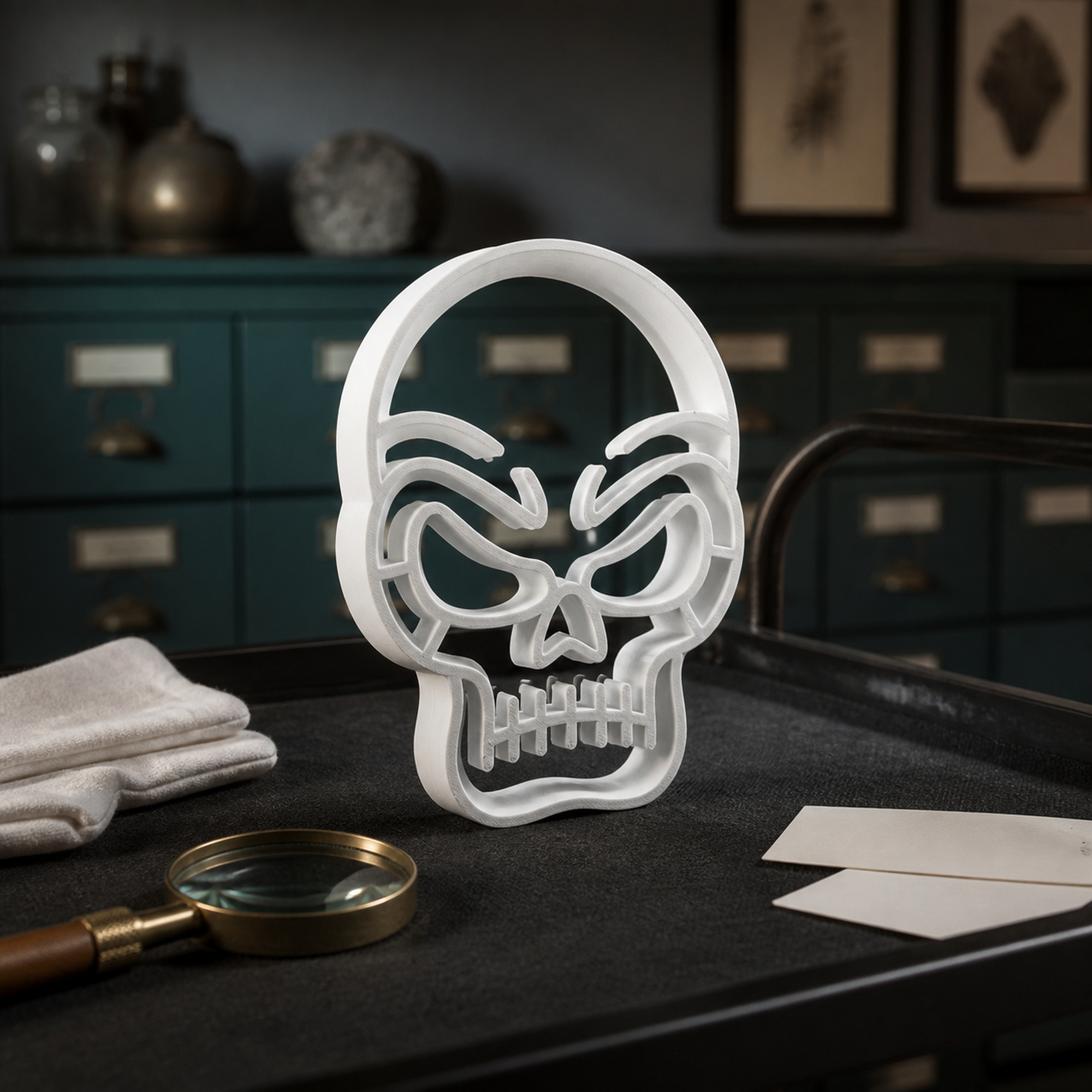 Classic Skull [WHITE] — lifestyle