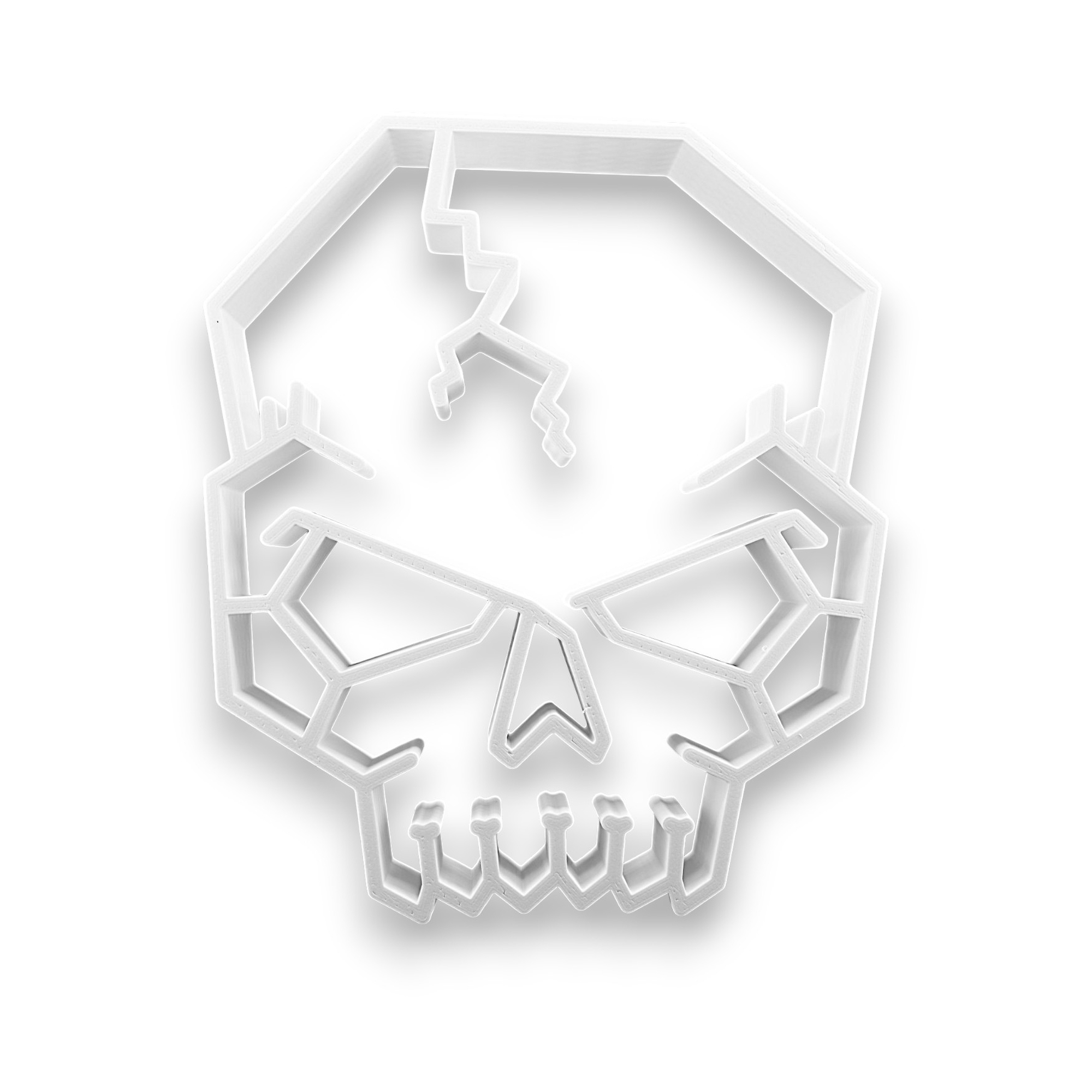 Cracked Skull [WHITE] — front