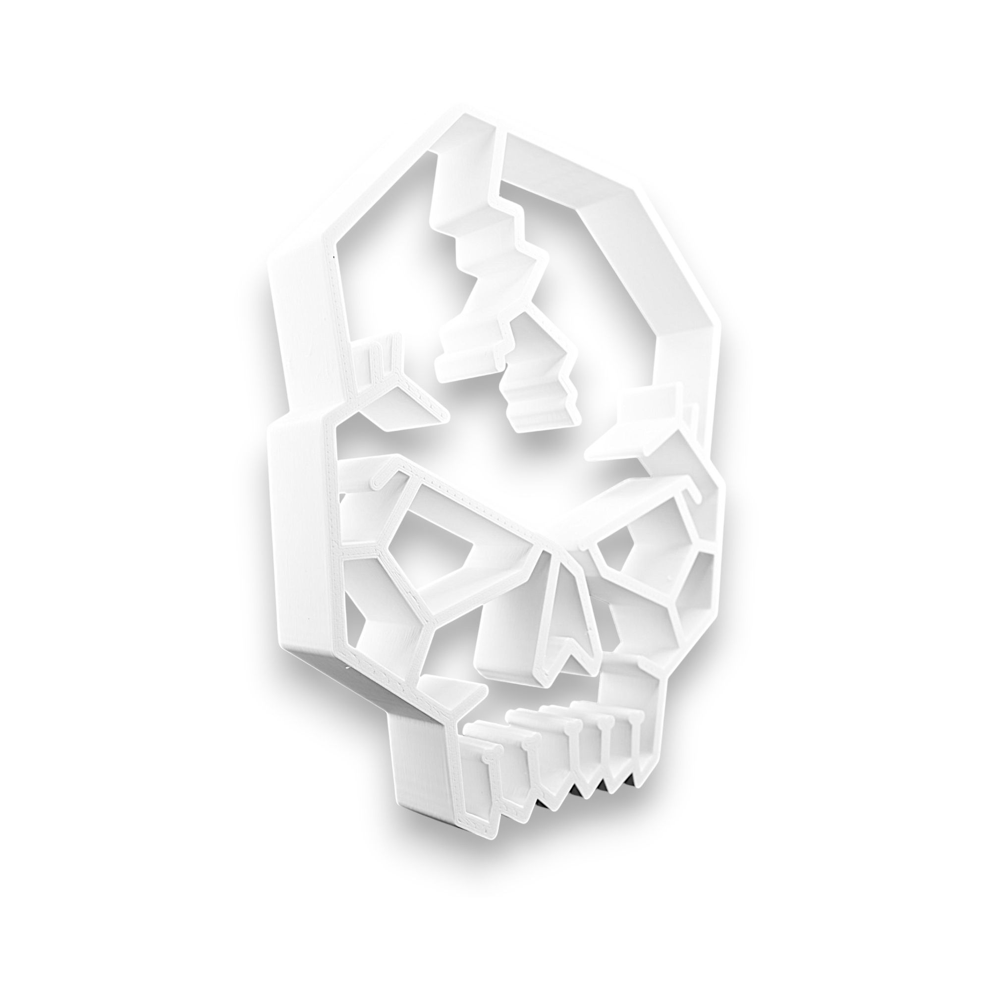 Cracked Skull [WHITE] — three quarter