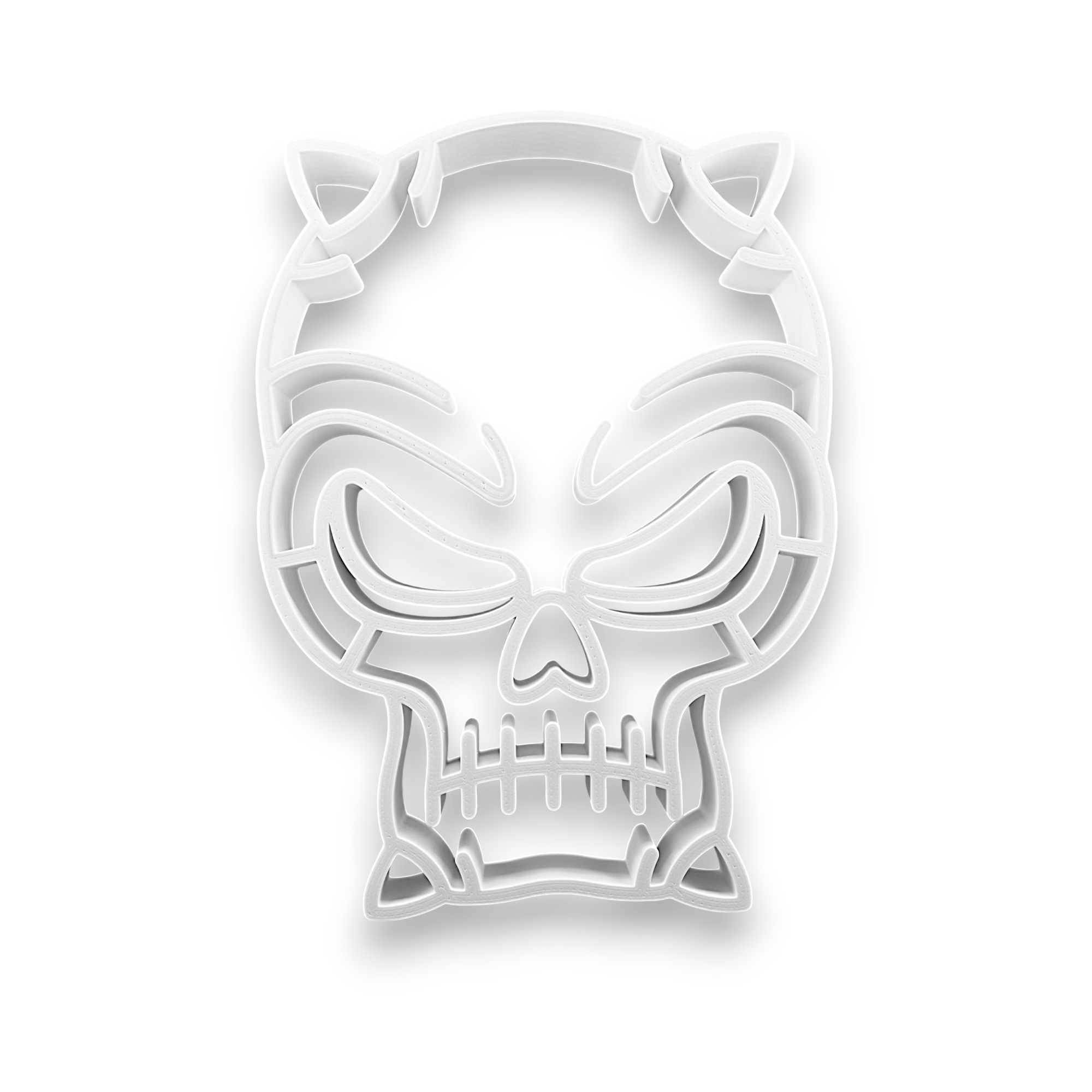 Demon Skull [WHITE] — front