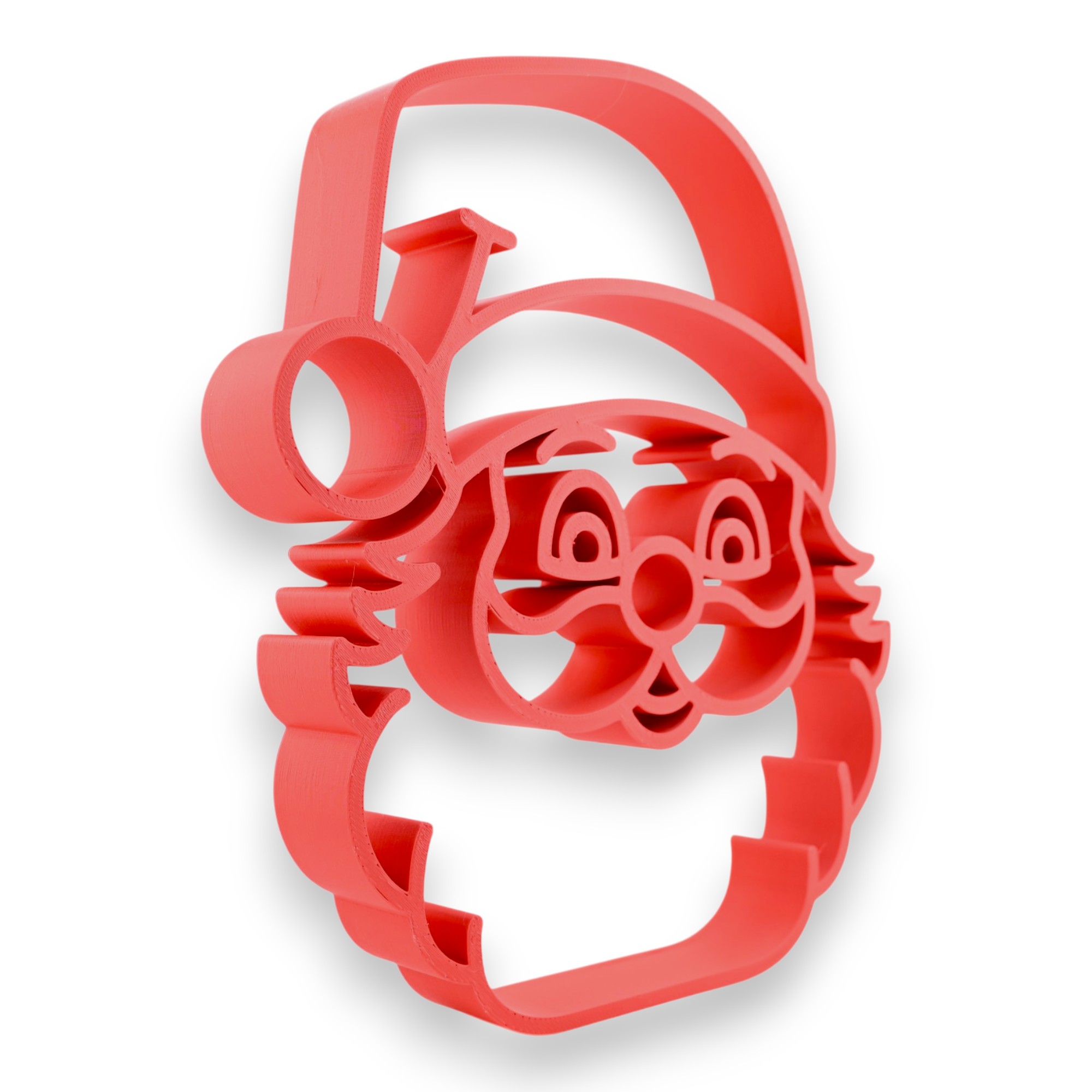 Jolly Santa Face [RED] — three quarter