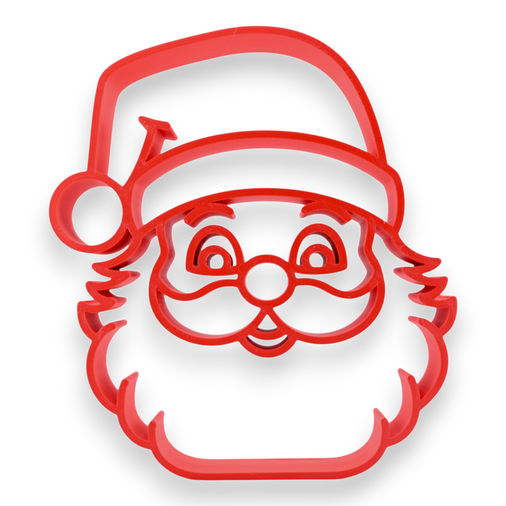 Jolly Santa Face [RED] — front
