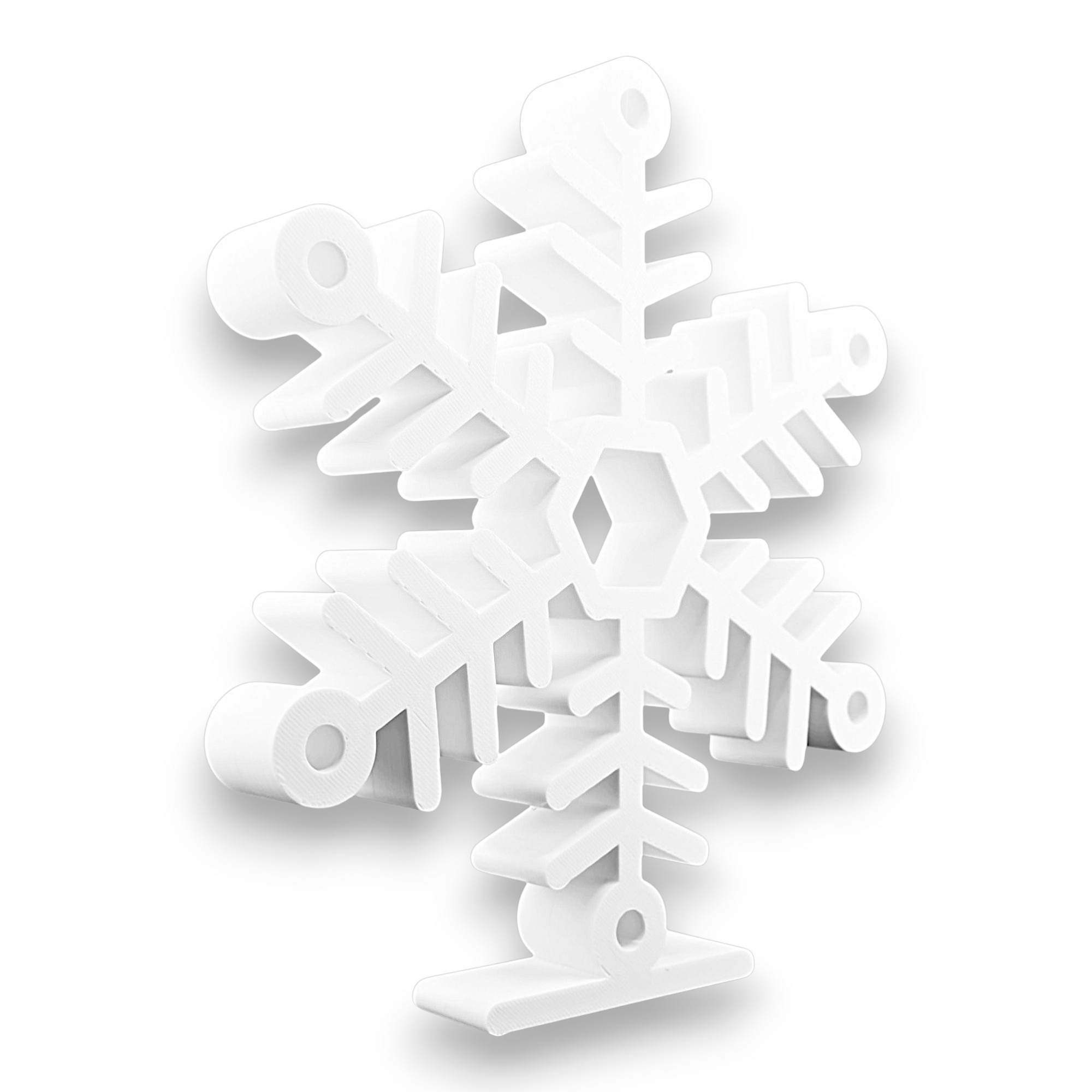 Snowflake 1 [WHITE] — three quarter