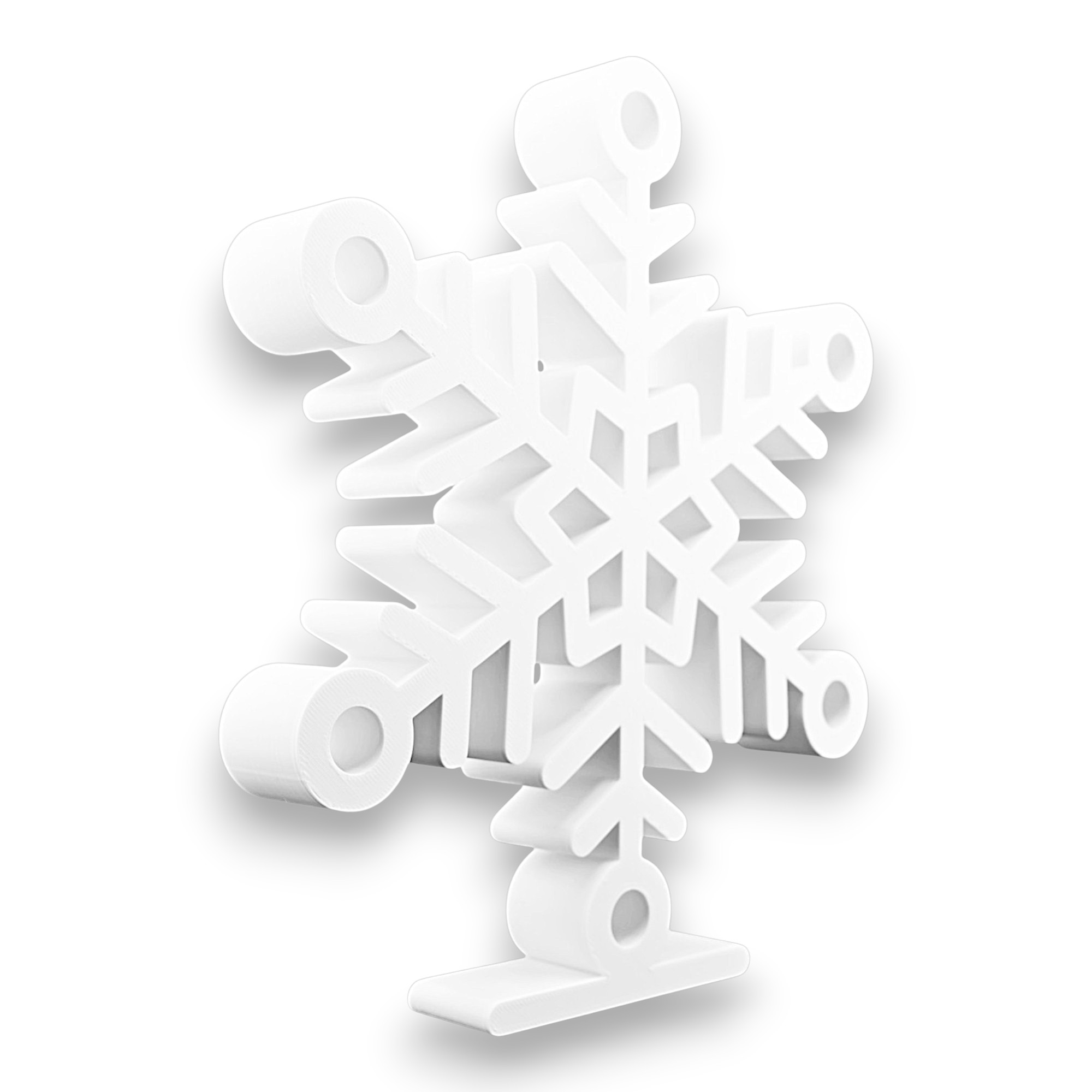 Snowflake 3 [WHITE] — three quarter