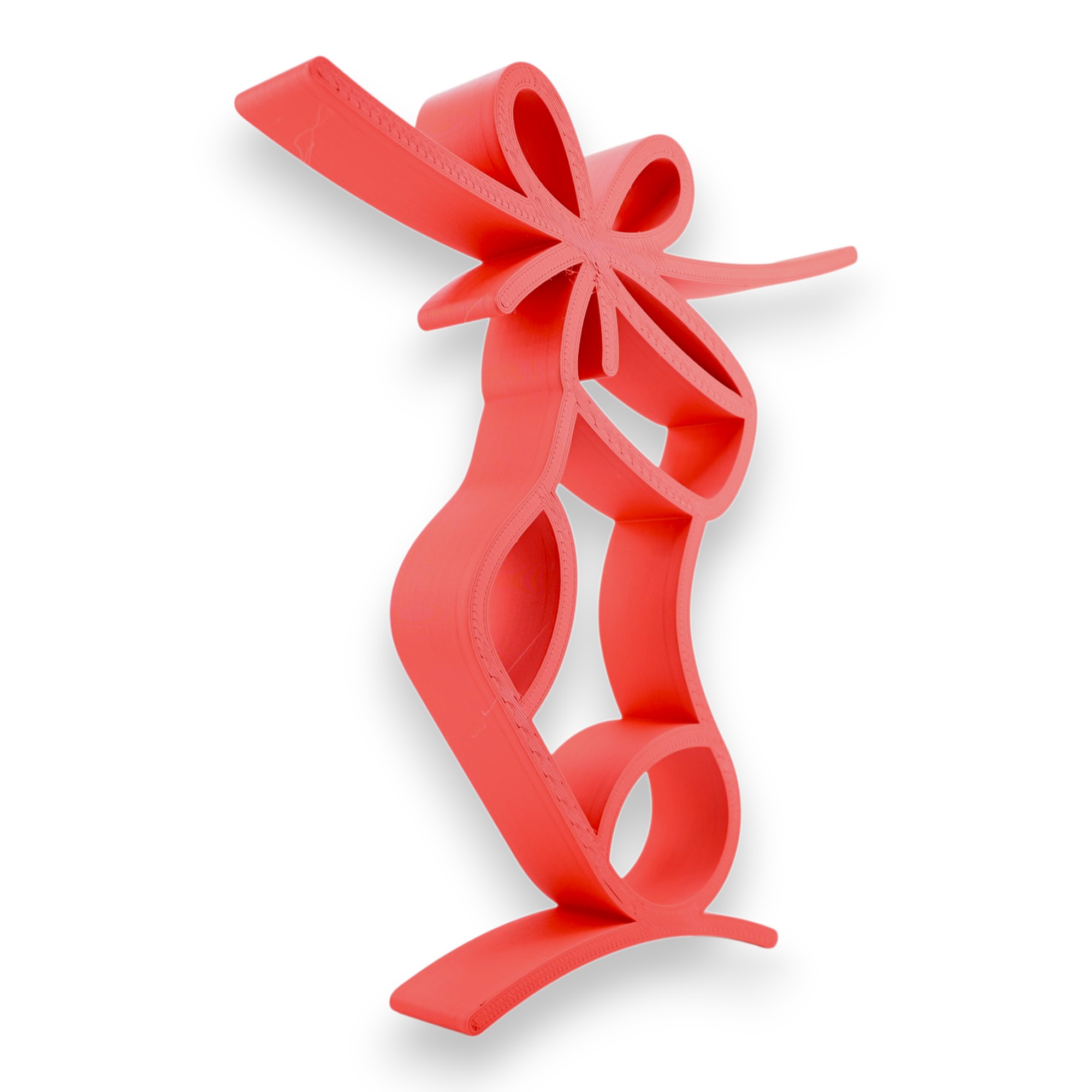 Christmas Stocking Hanging [RED] — three quarter