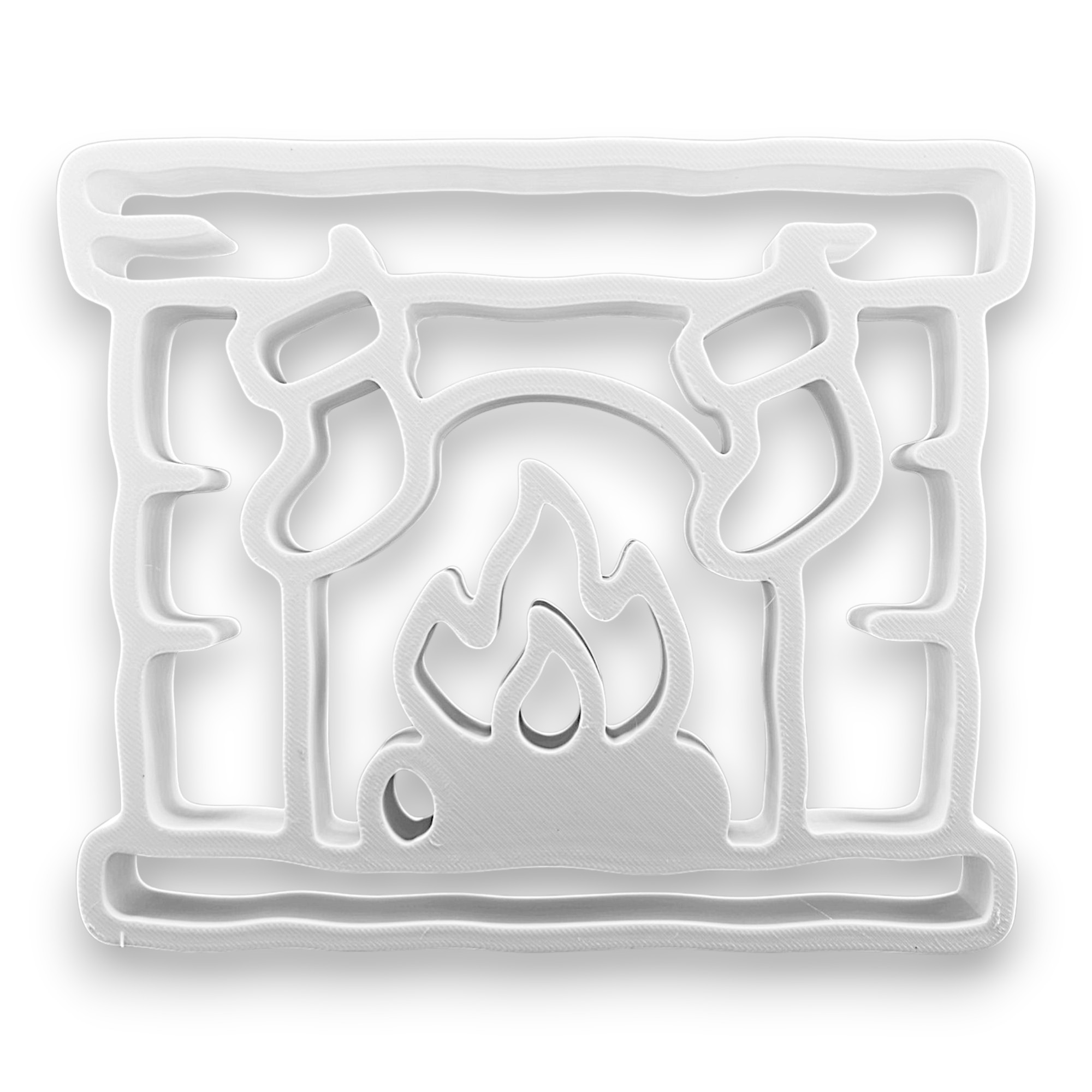 Fireplace [WHITE] — front