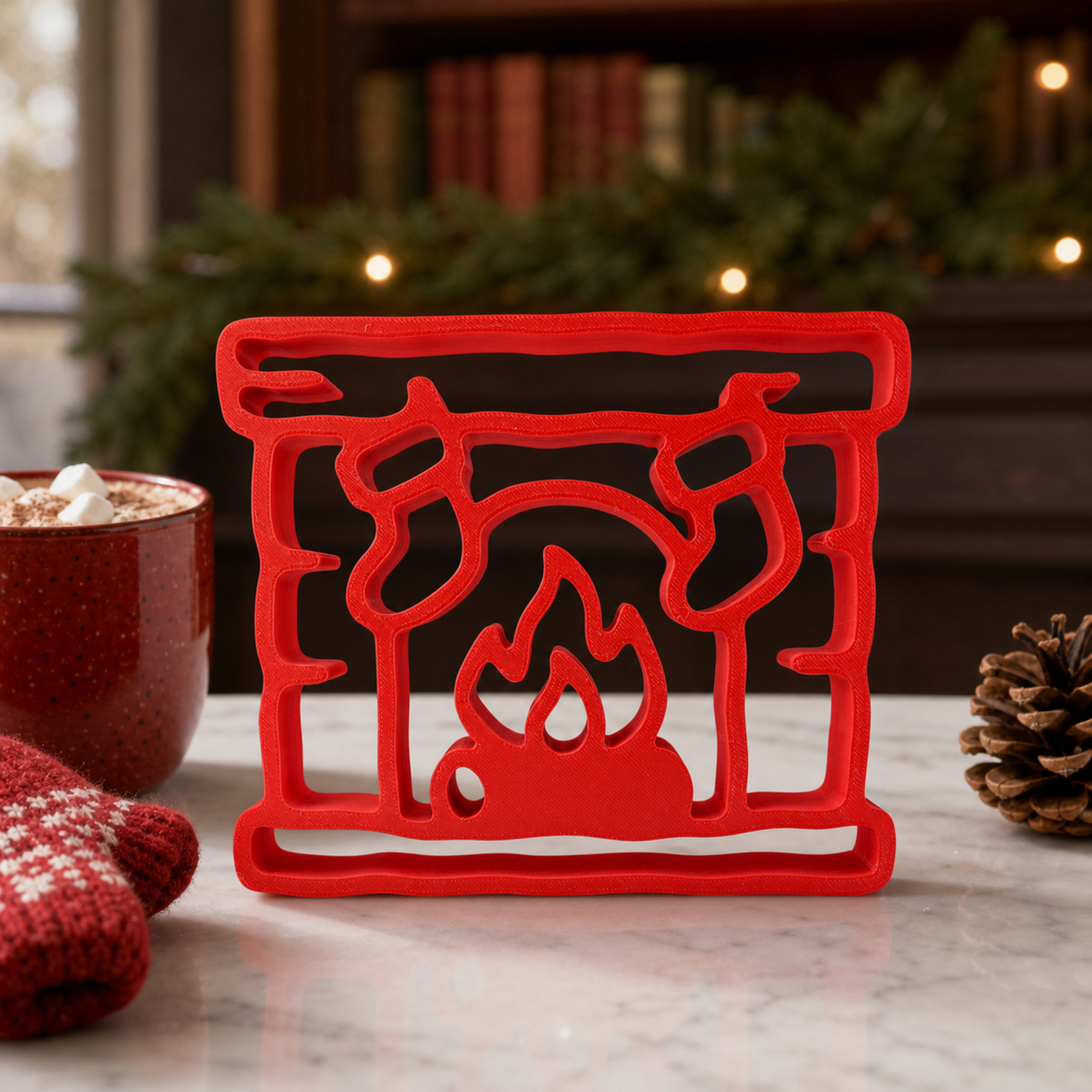 Fireplace [RED] — lifestyle