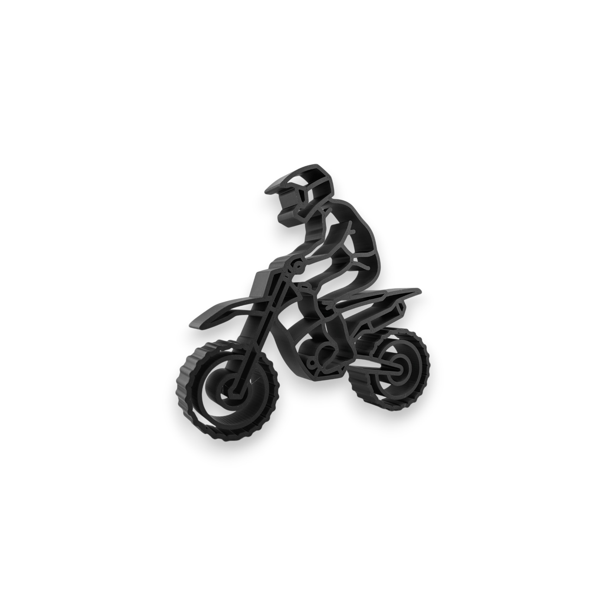 Dirt Bike Rider — three quarter