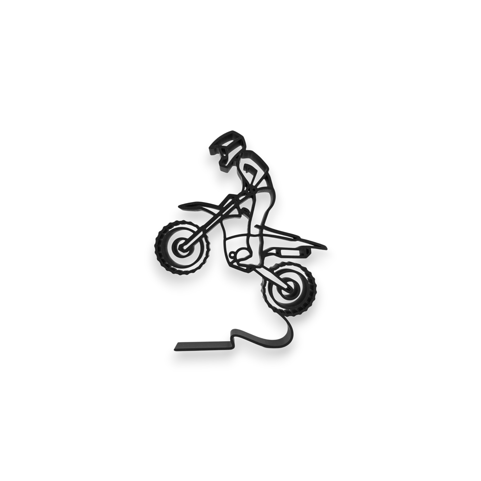 Dirt Bike Wheelie — front