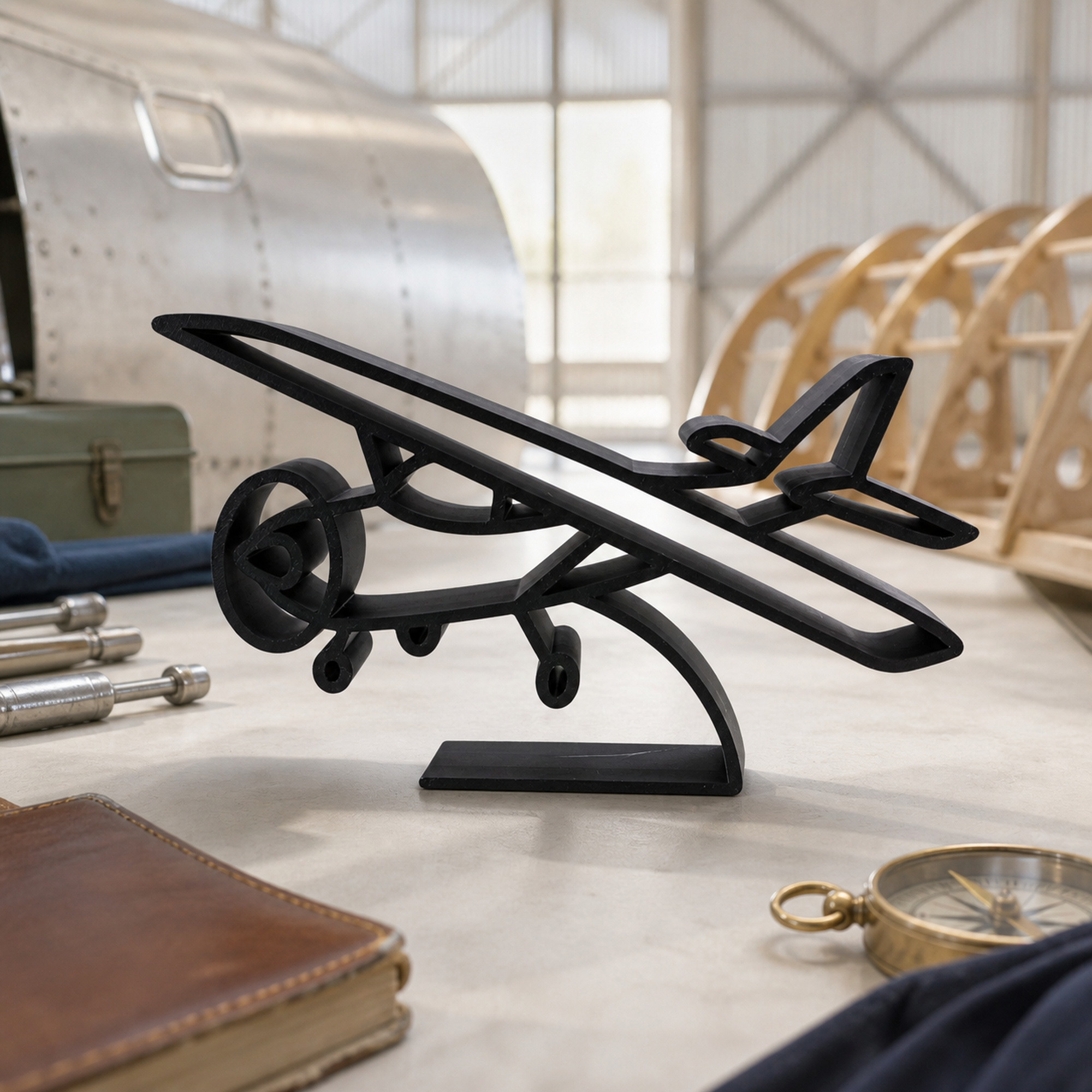 Vintage Low Wing Plane — lifestyle