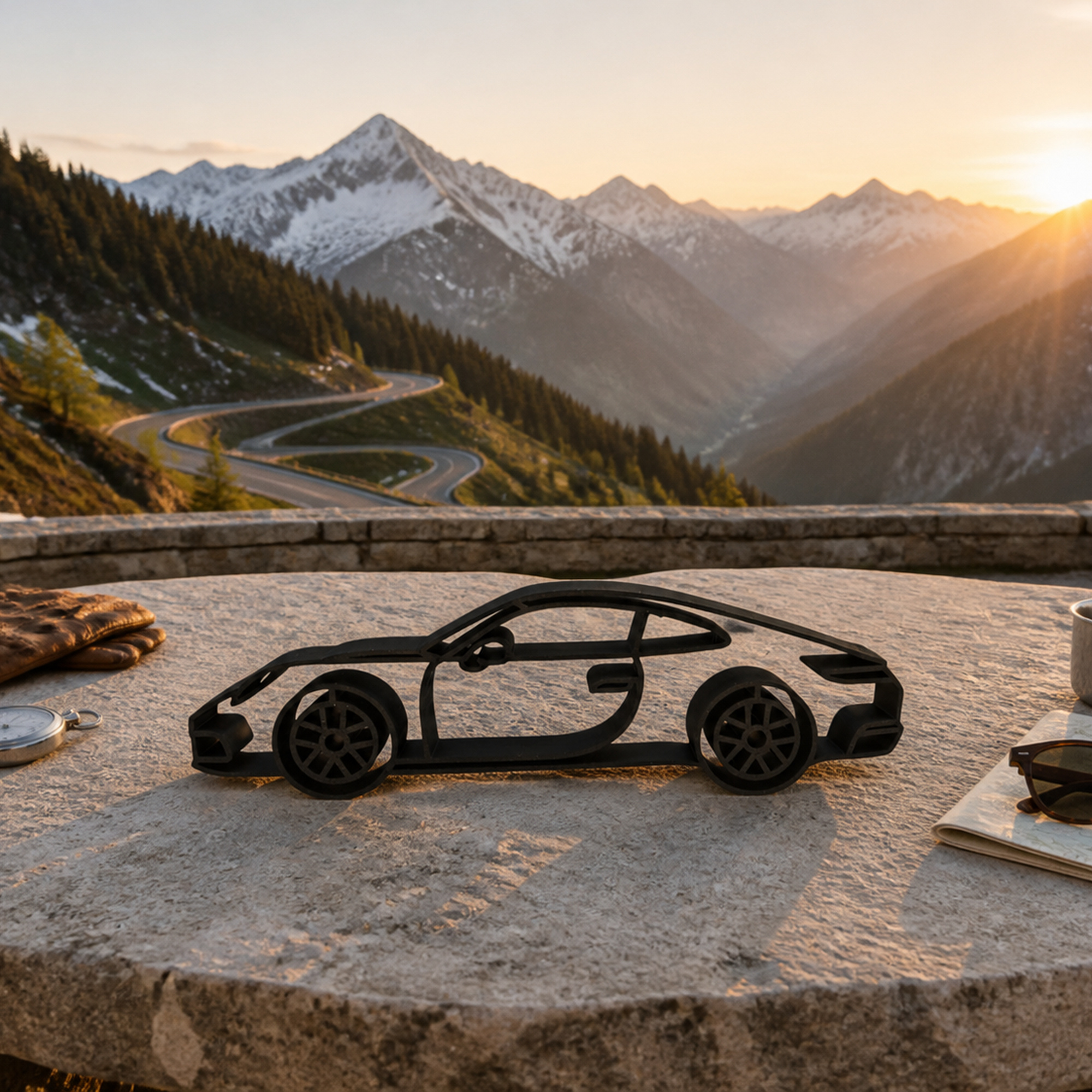 Porsche 911 Side View — lifestyle