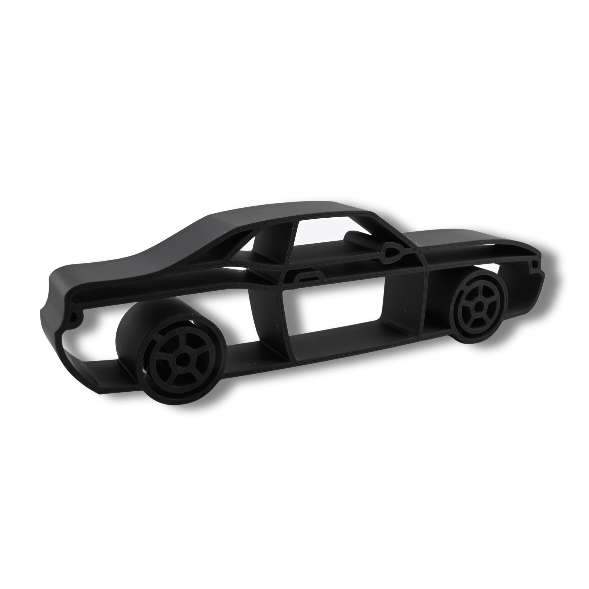 Dodge Challenger Side View — three quarter
