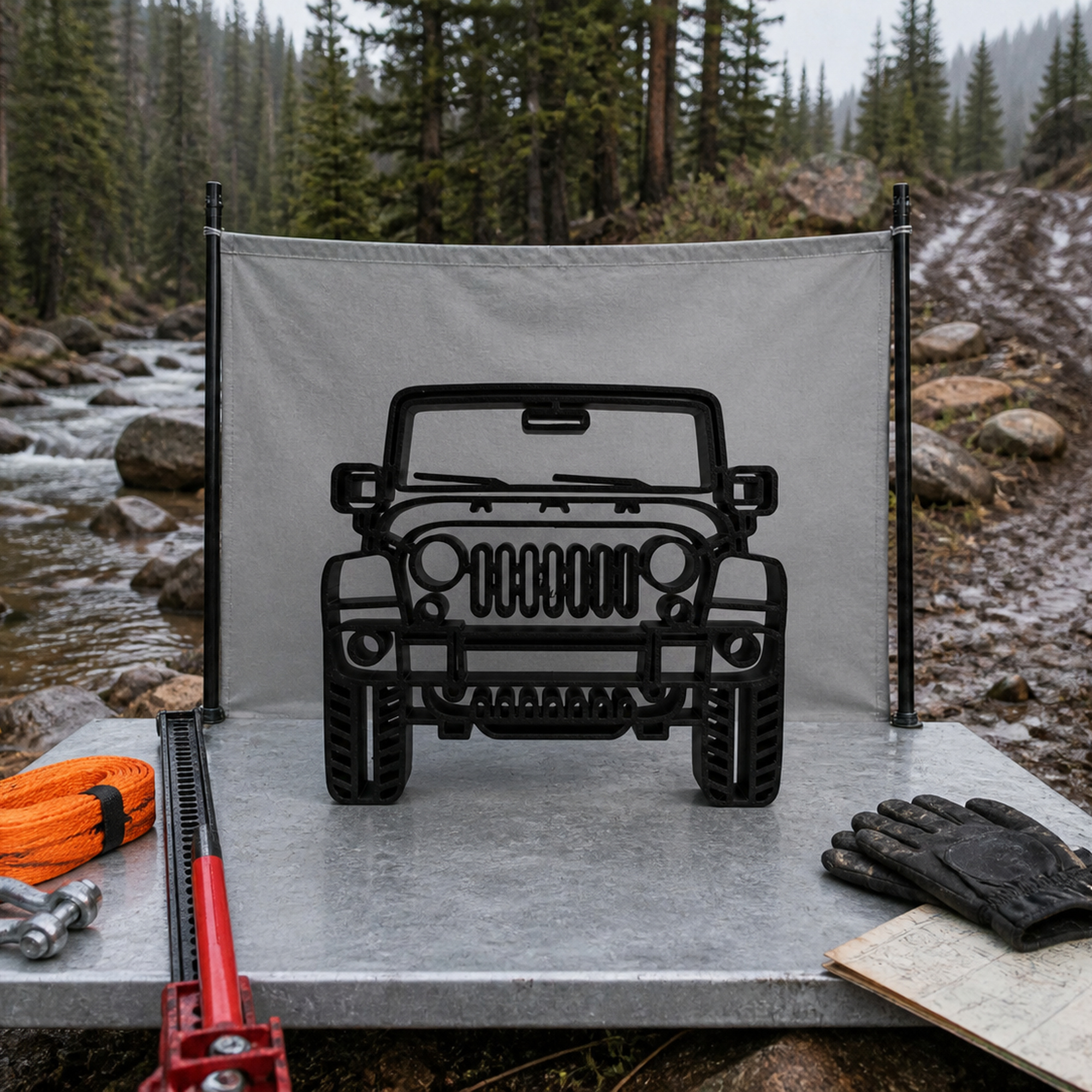 Jeep Wrangler Front View — lifestyle