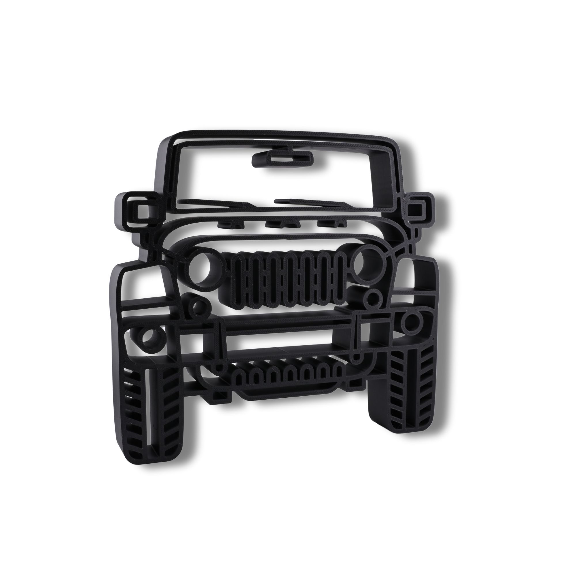 Jeep Wrangler Front View — three quarter