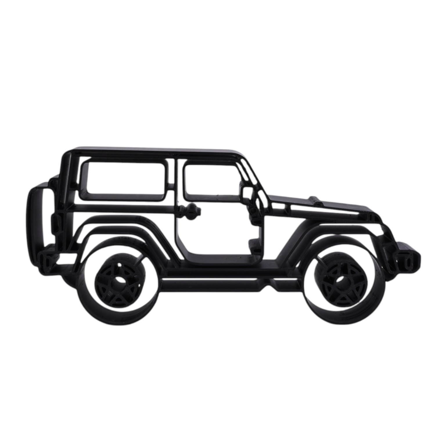 Jeep Wrangler 2 Door Side View — front