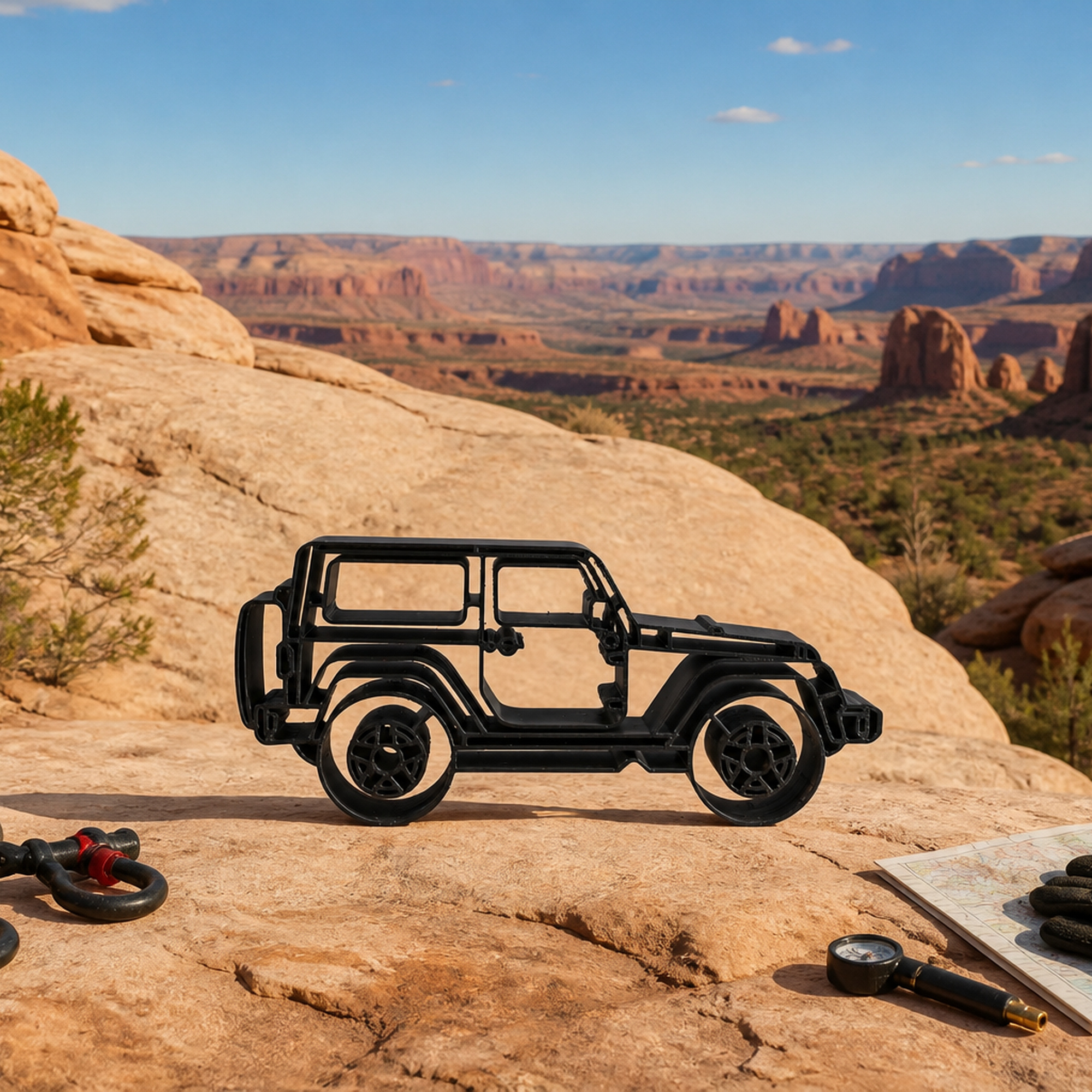 Jeep Wrangler 2 Door Side View — lifestyle