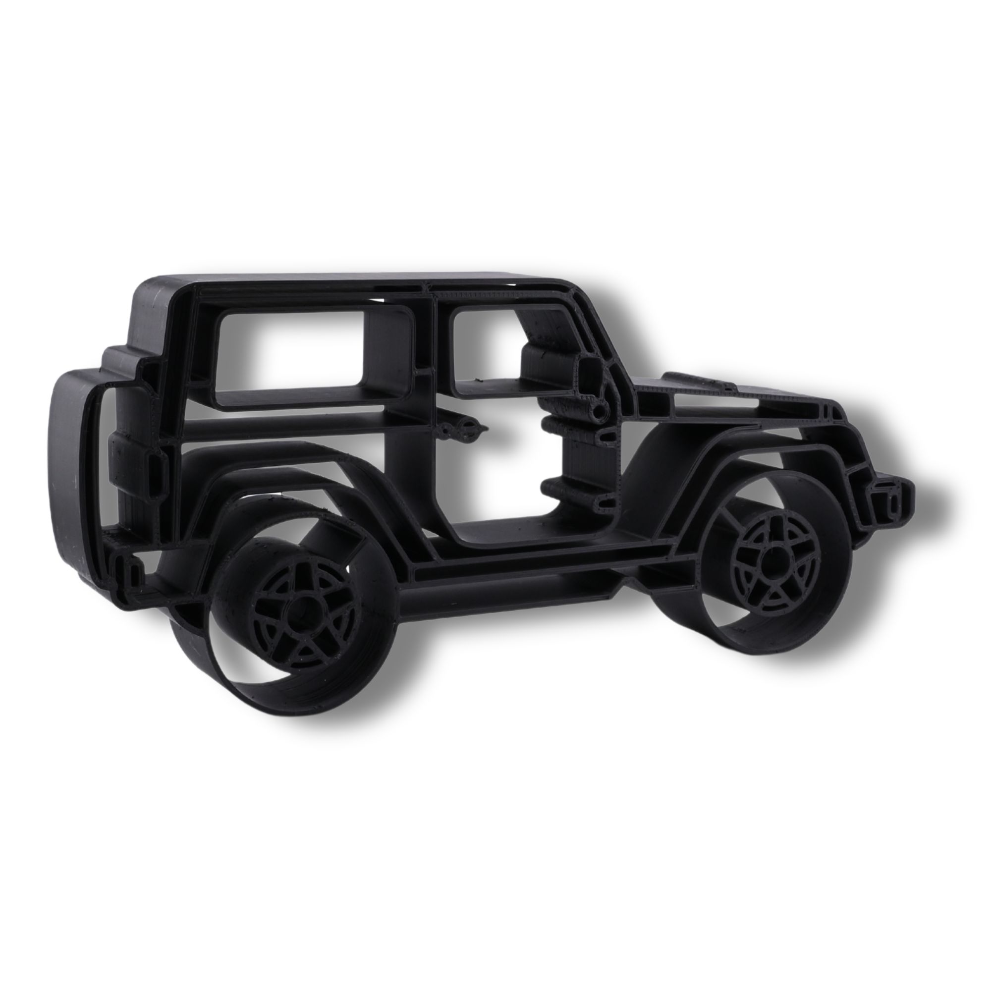 Jeep Wrangler 2 Door Side View — three quarter