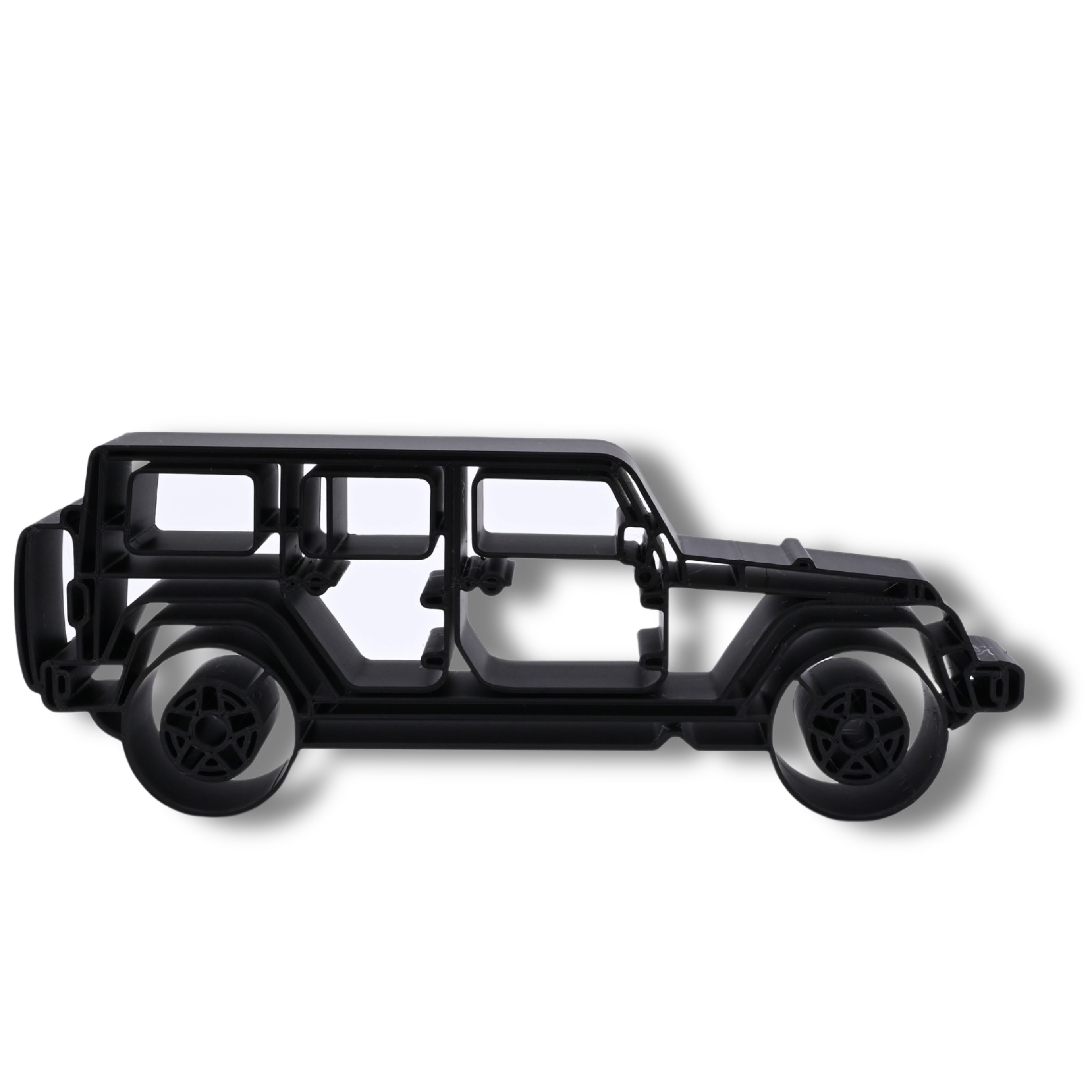 Jeep Wrangler 4 Door Side View — front