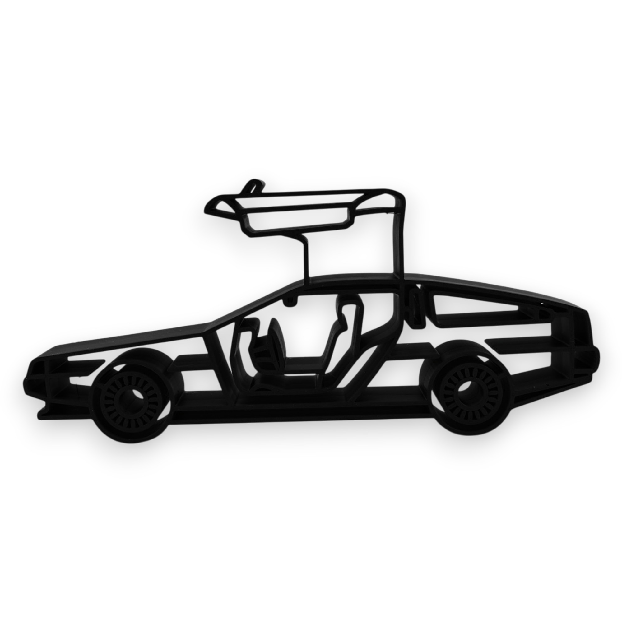 DeLorean DMC-12 Door Up Side View — front