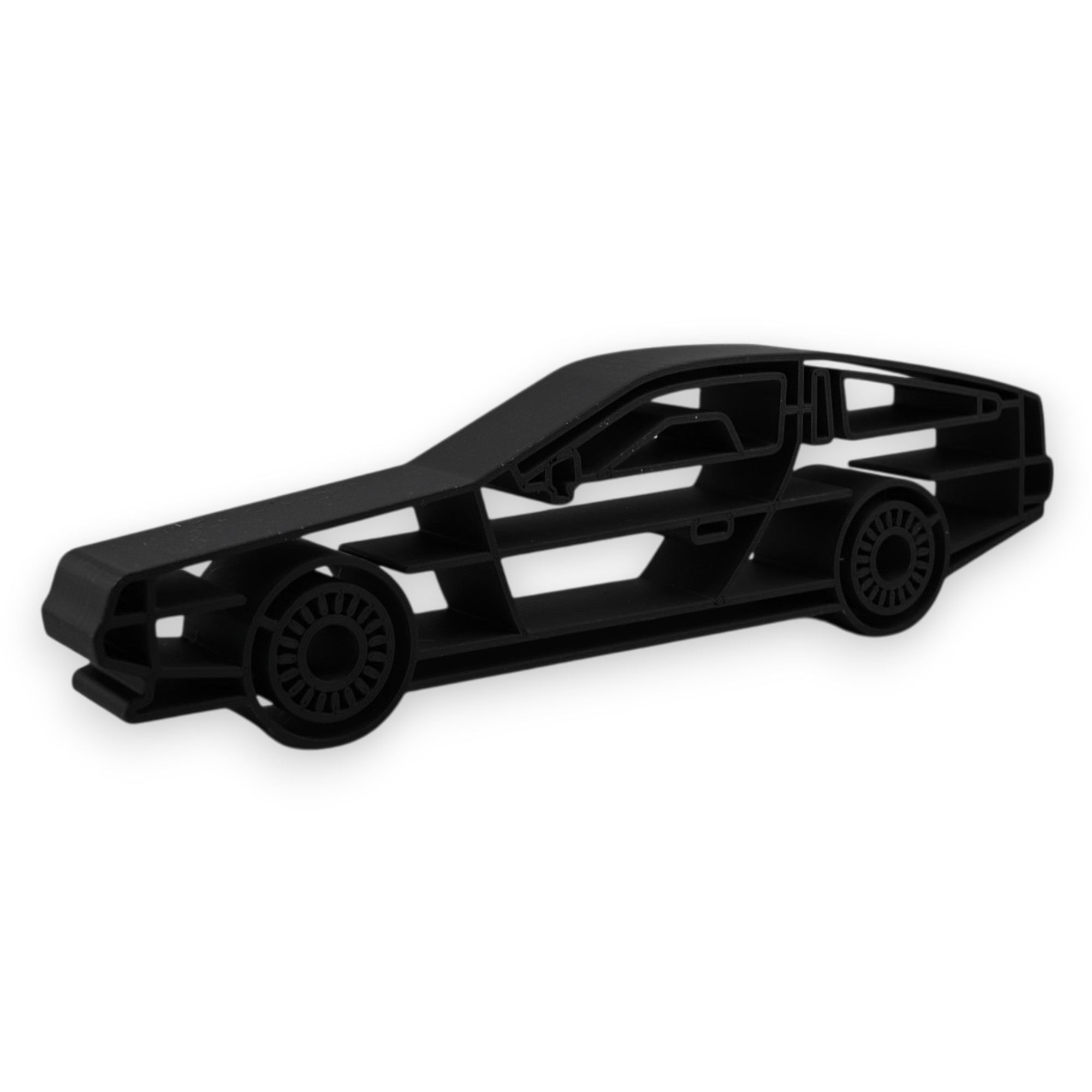 DeLorean DMC-12 Side View — three quarter