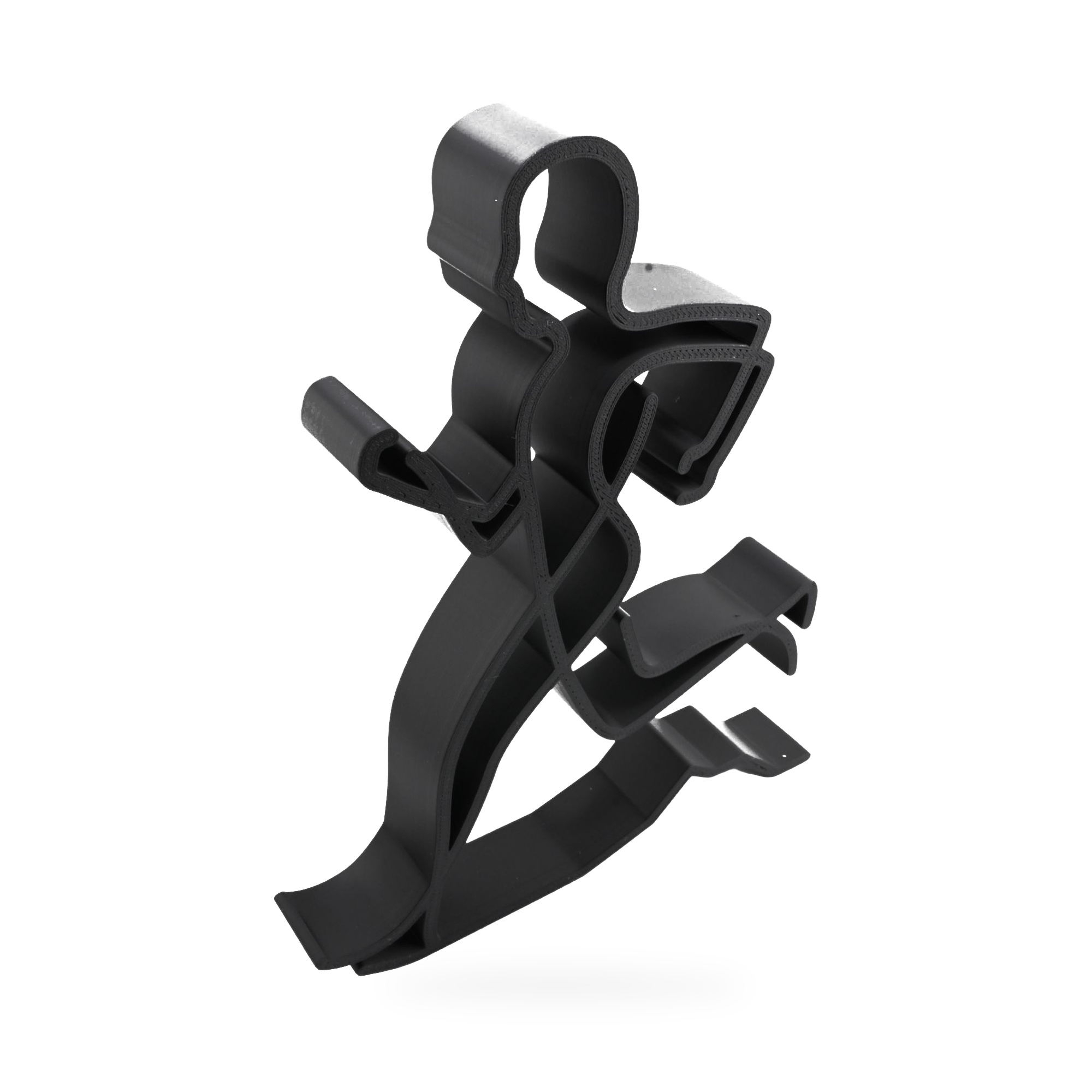 Abstract Male Runner — three quarter