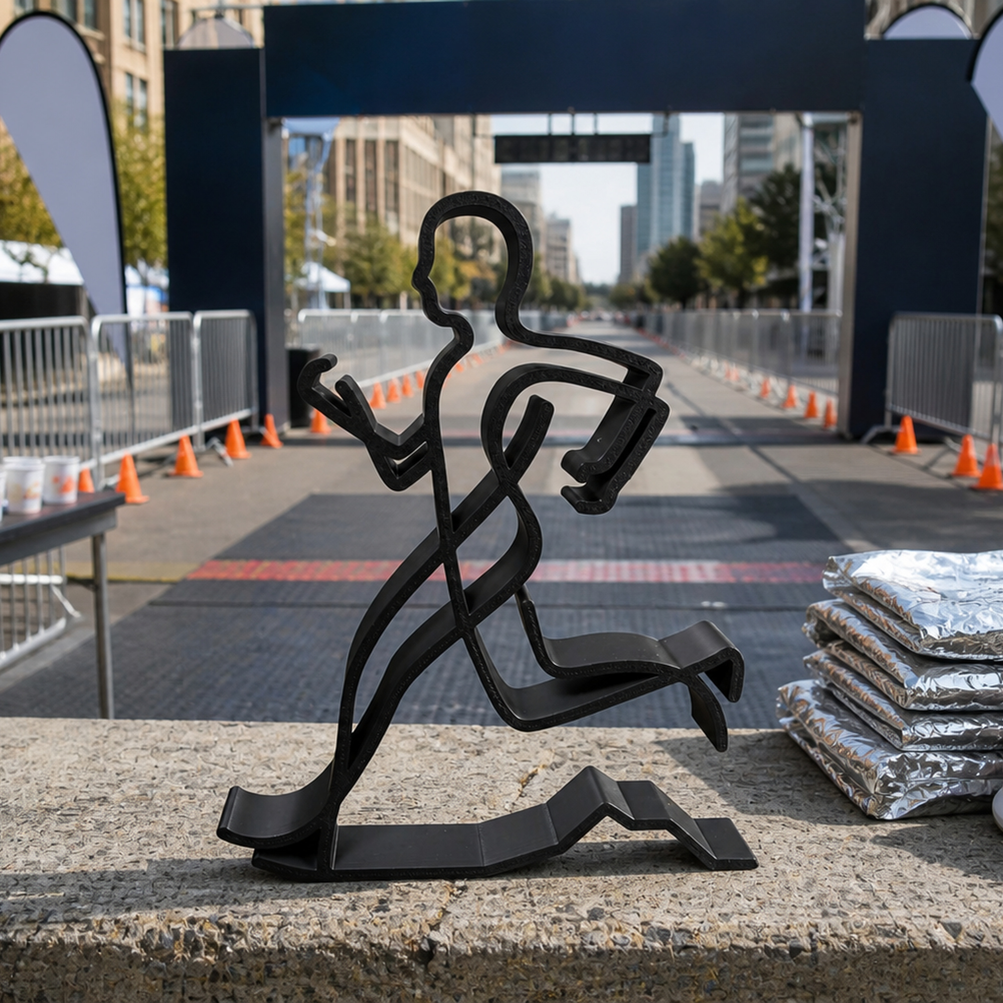 Abstract Male Runner — lifestyle