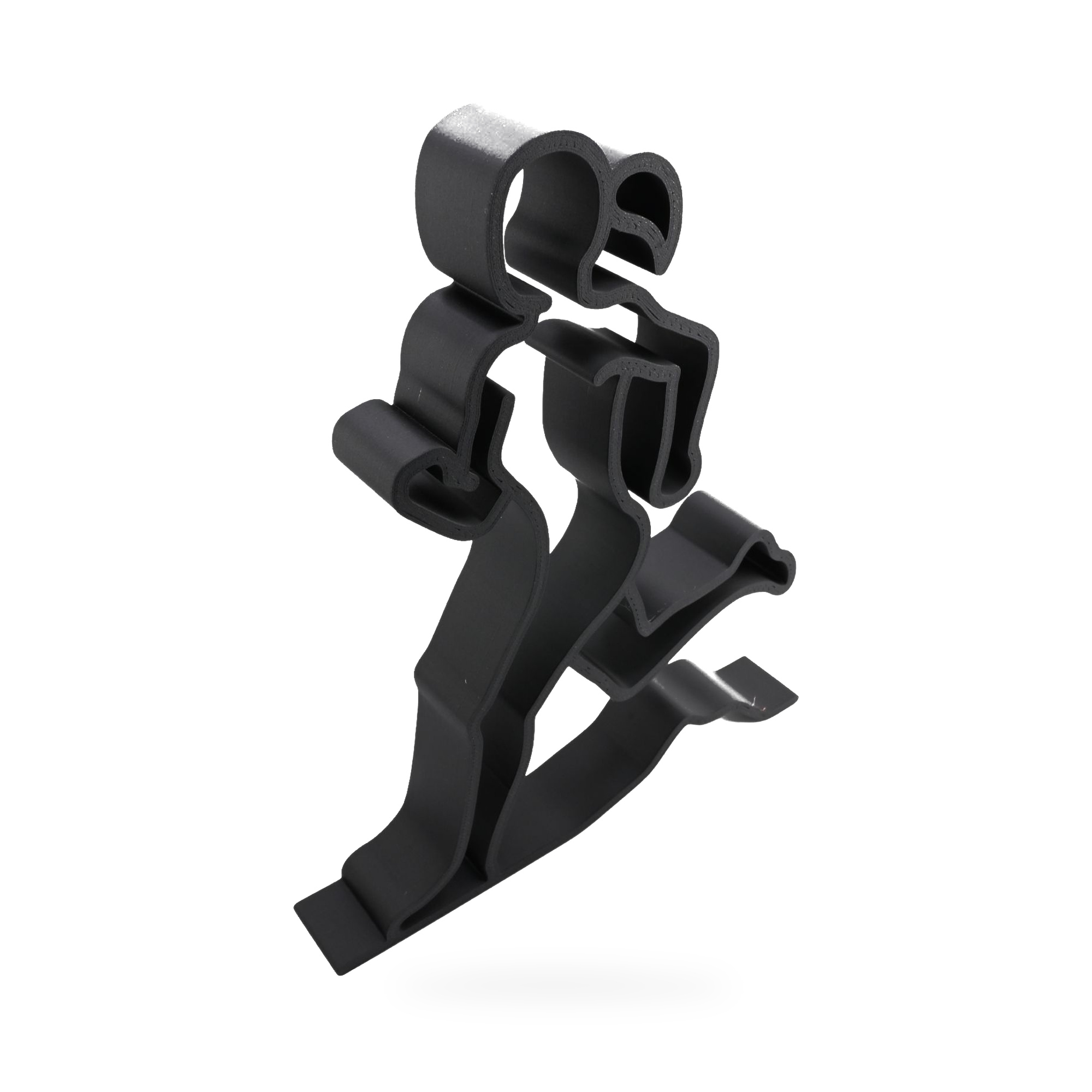 Athletic Female Runner — three quarter