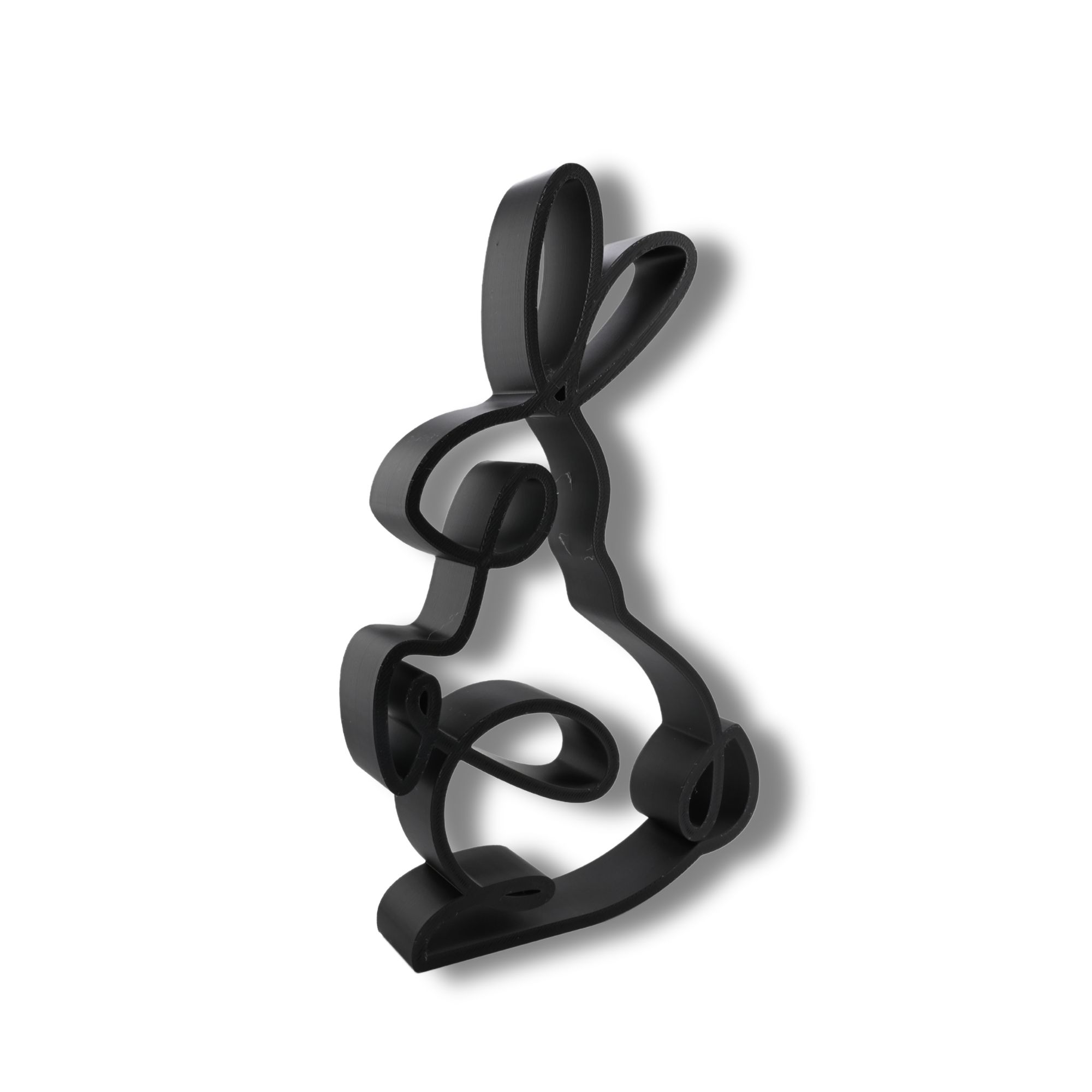 Perching Rabbit — three quarter
