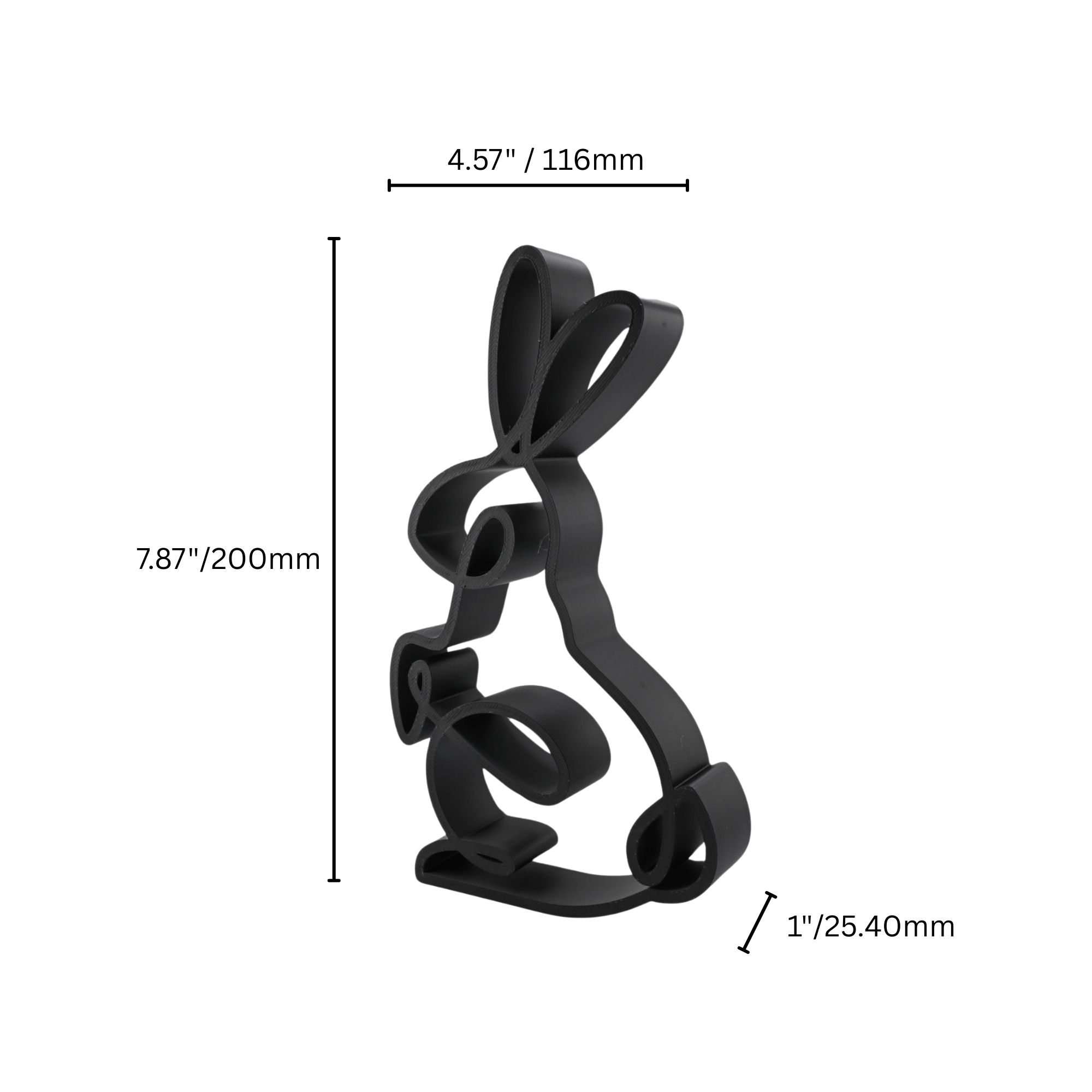 Perching Rabbit — dimension