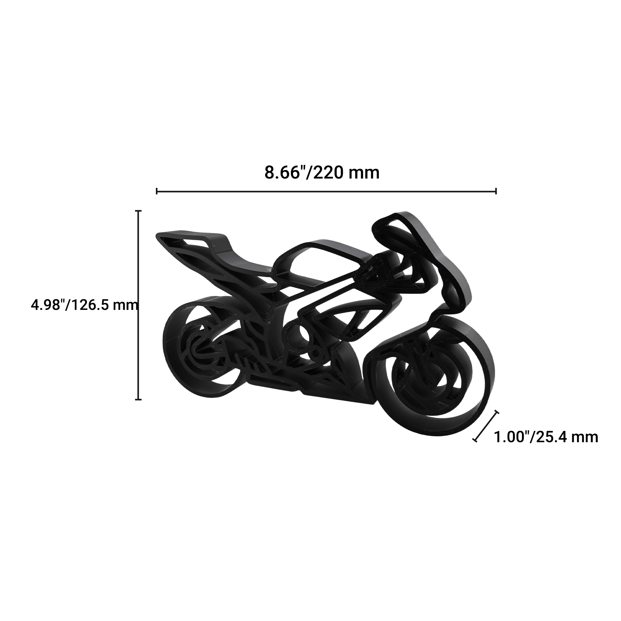 Suzuki GSXR 600 — dimension