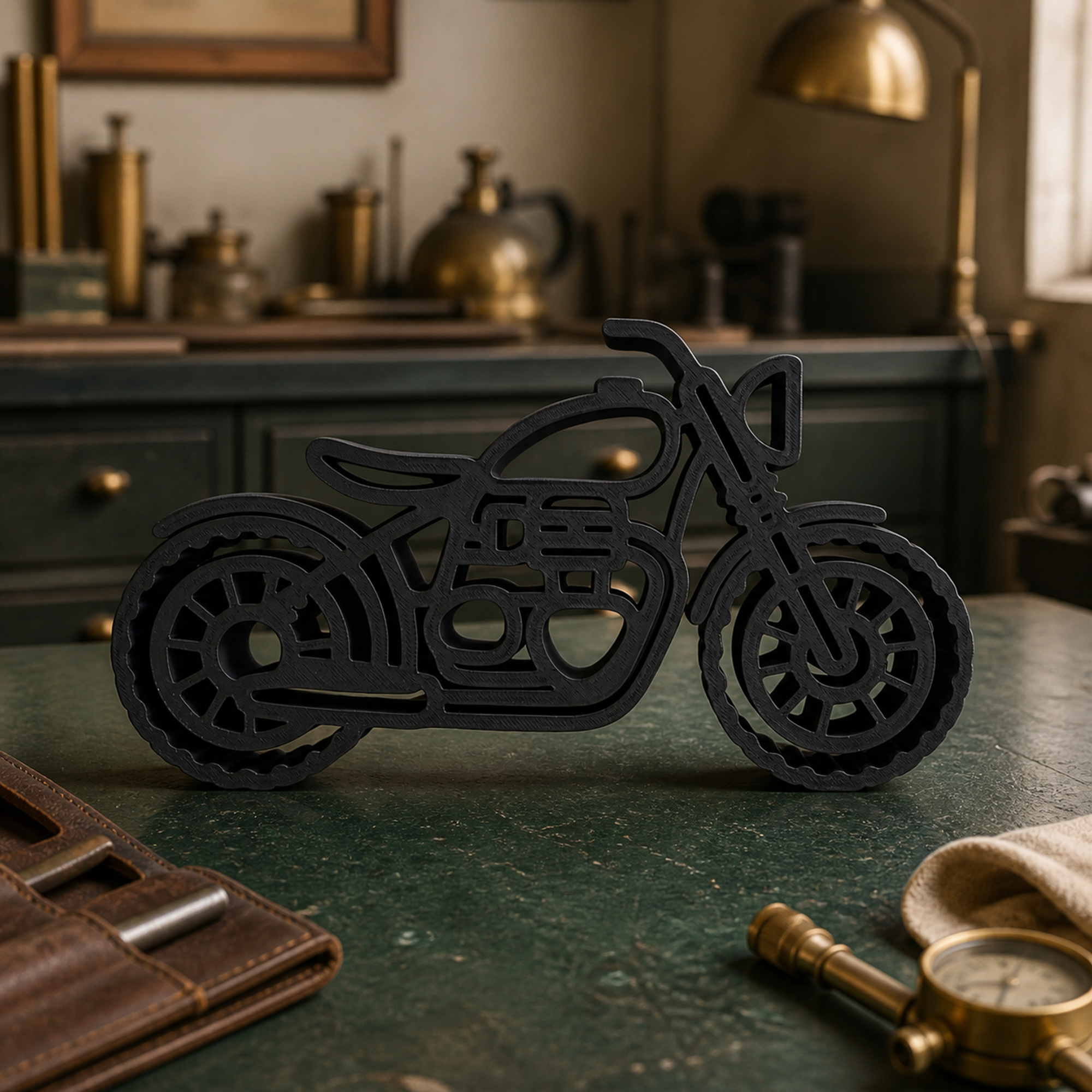 Triumph "Bonneville" Bobber — lifestyle