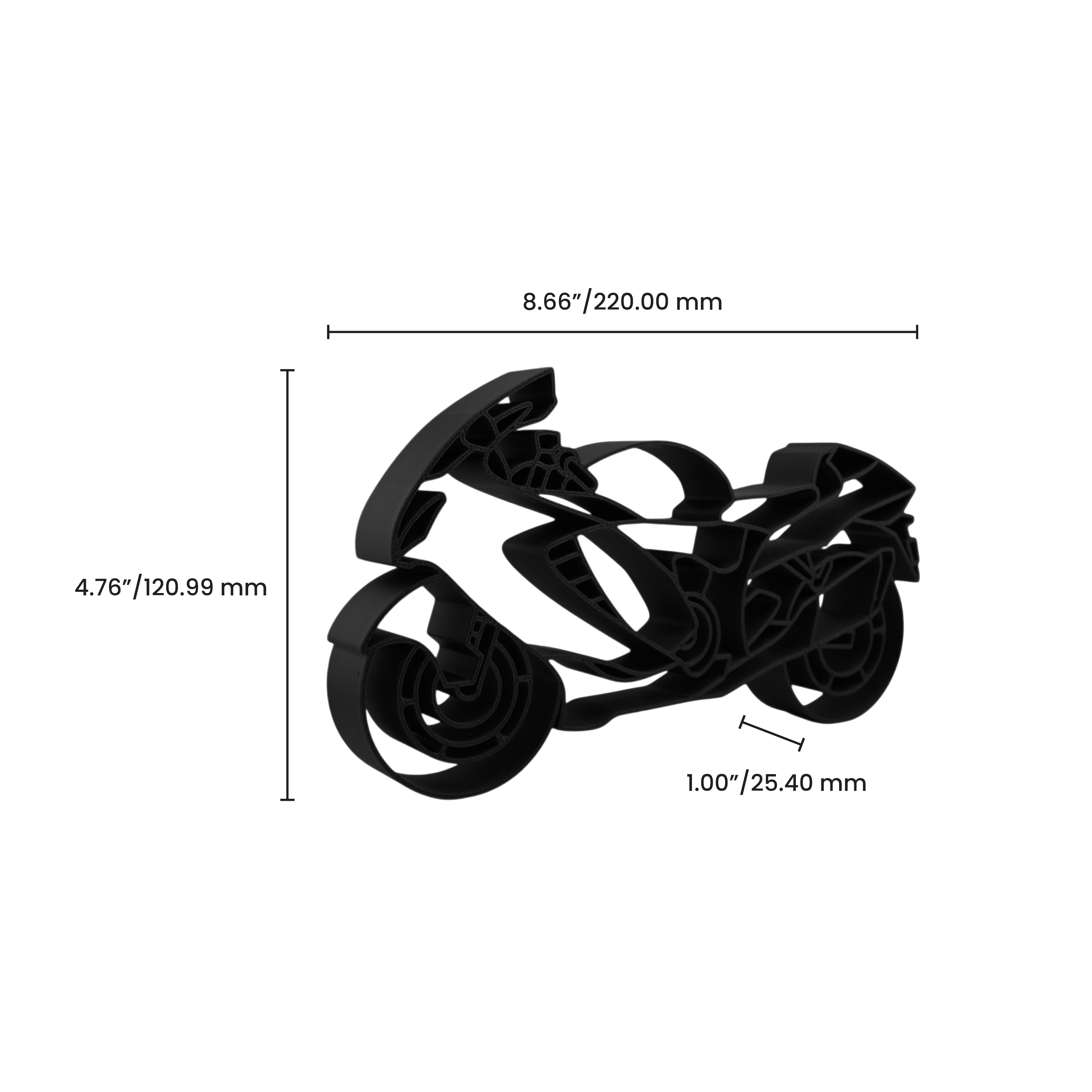 Suzuki Hayabusa — dimension