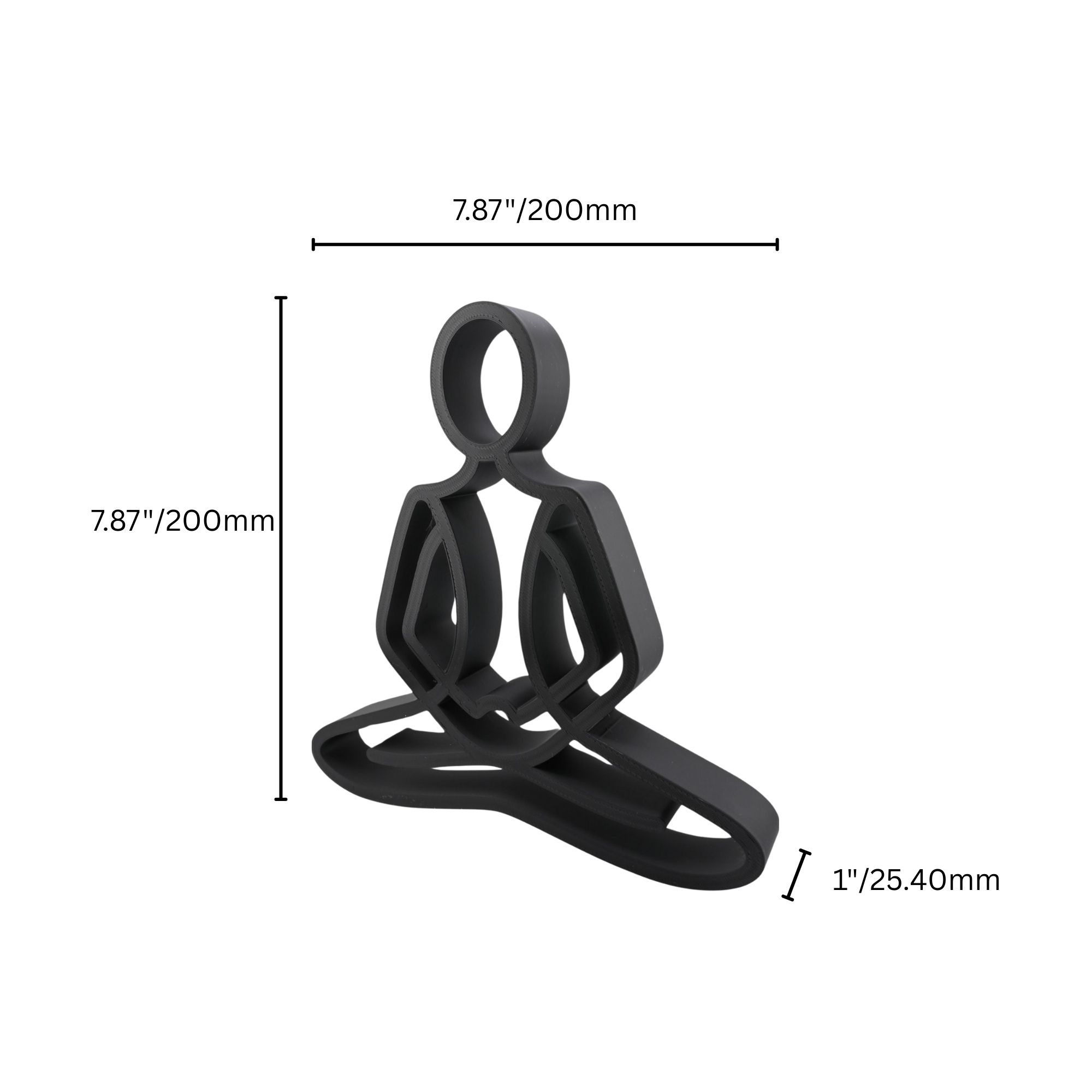 Easy Pose Standard — dimension