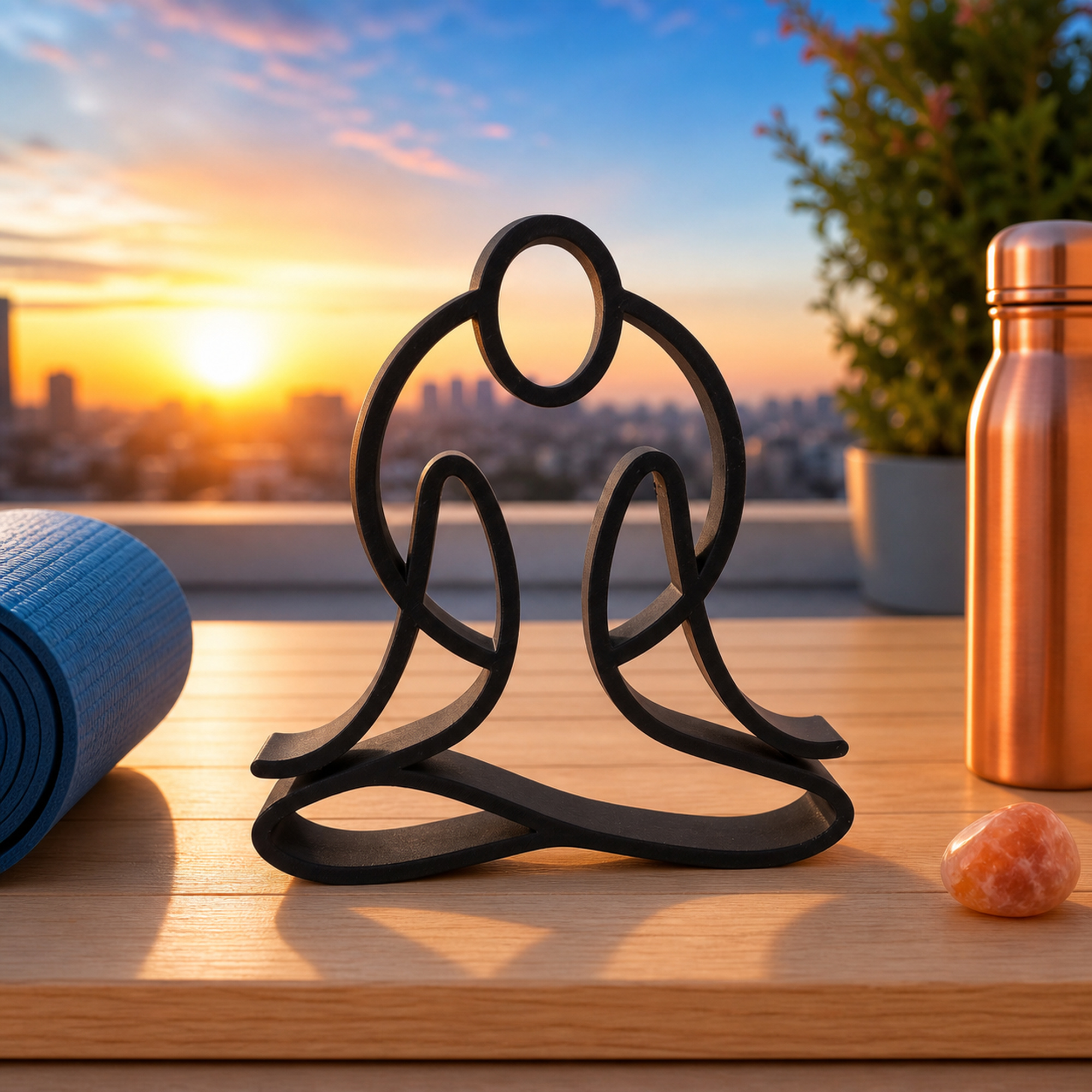 Easy Pose Rising Sun — lifestyle